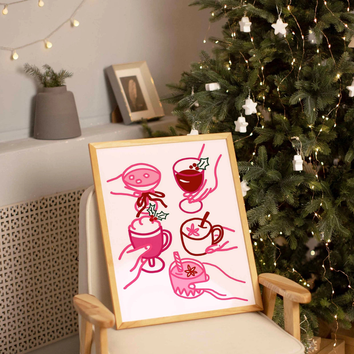 Retro-Weihnachtsdeko