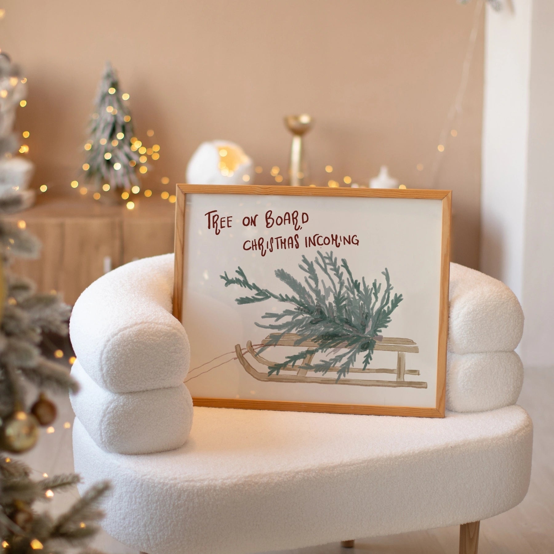 Christmas Sled Wall Art