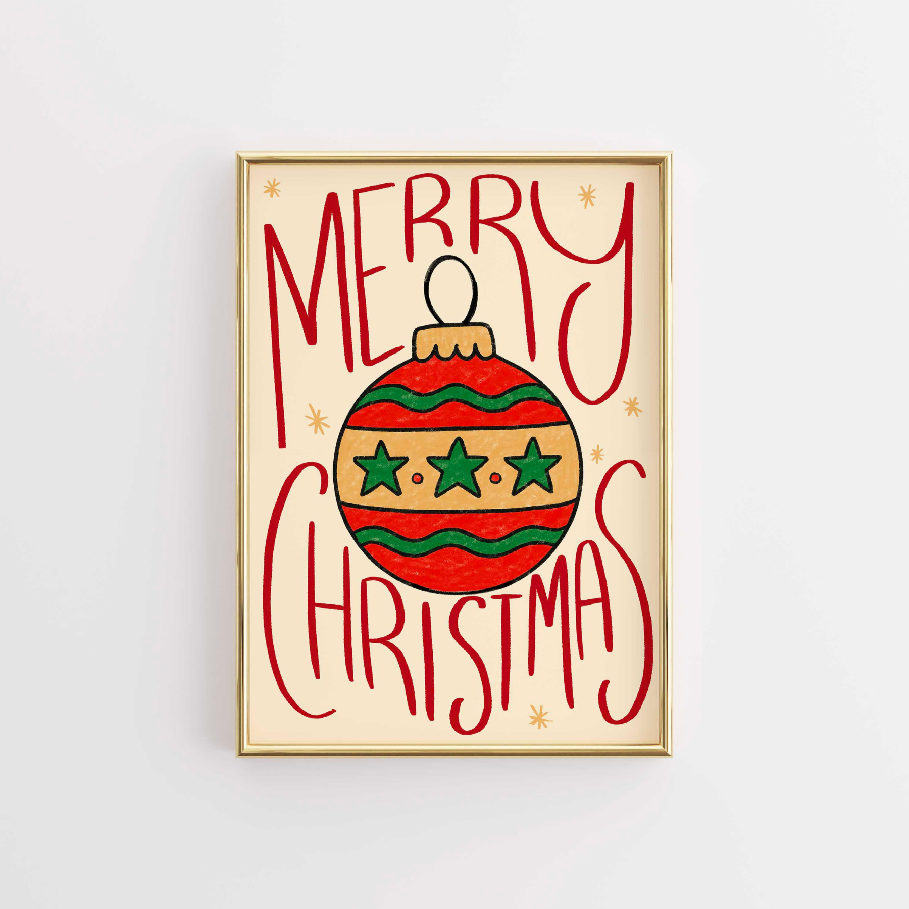 Christmas bauble Wall Art