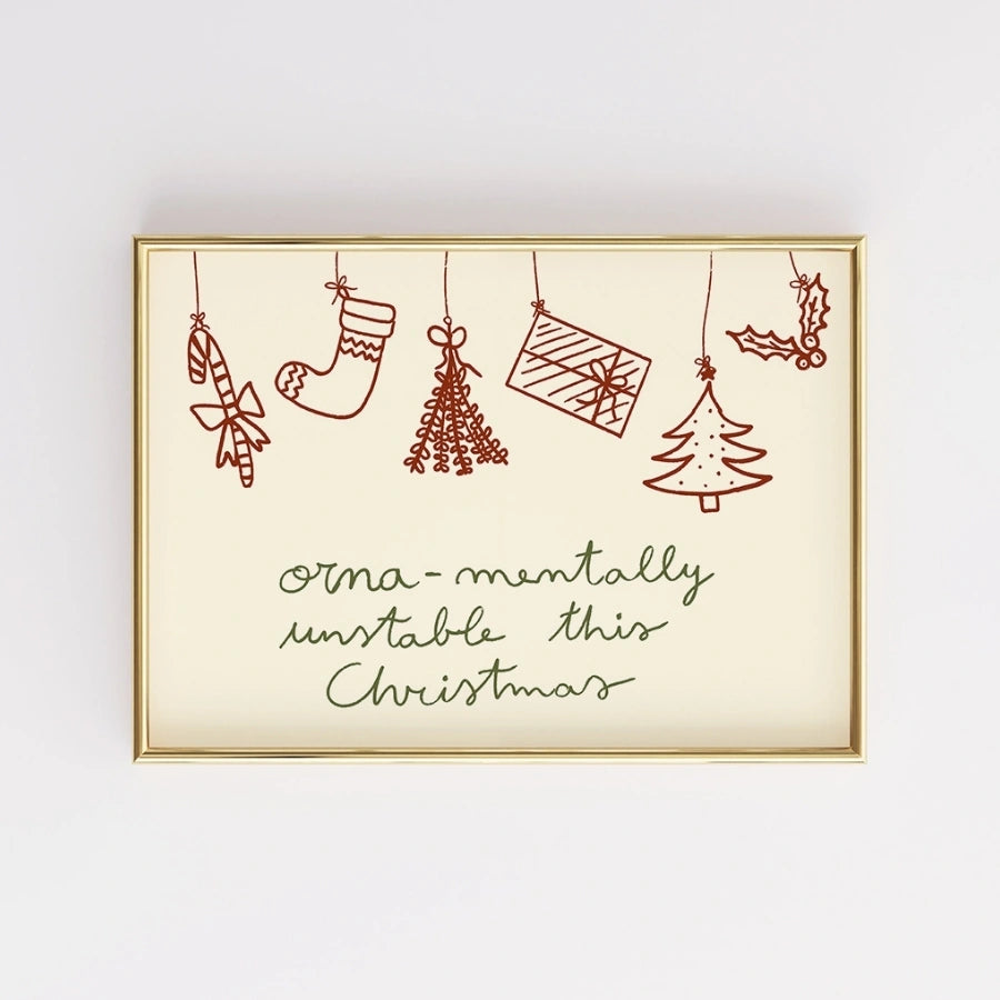 Funny Holiday Wall Art