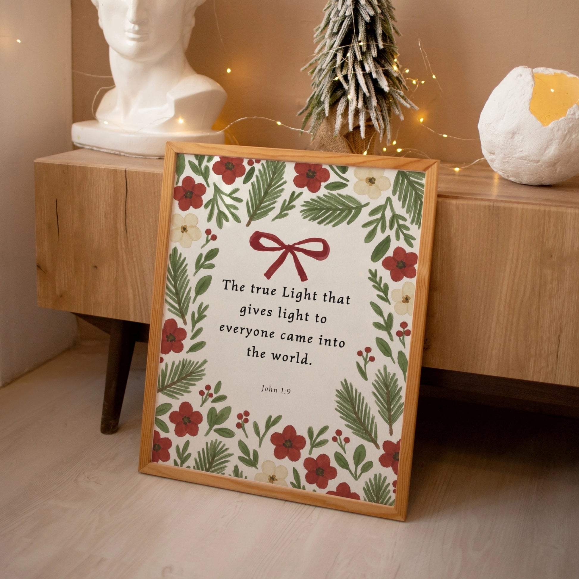 Christian Holiday Scripture Wall Art