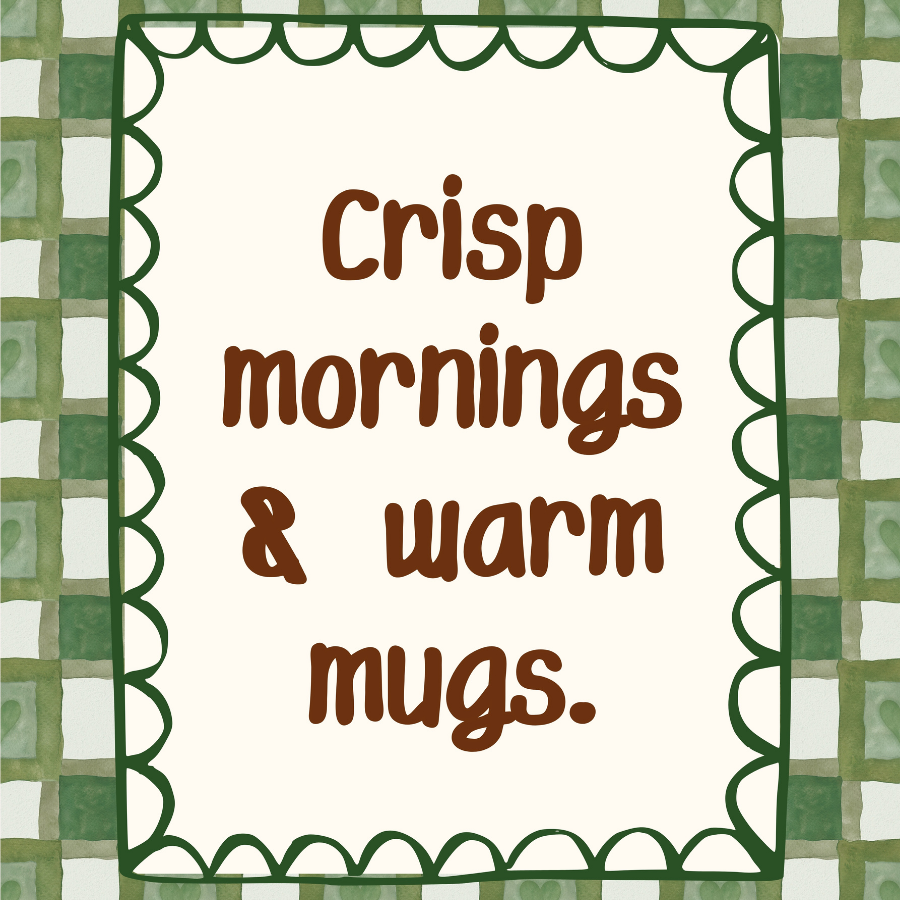 Fall Quote Wall Art – Cozy Mug Print