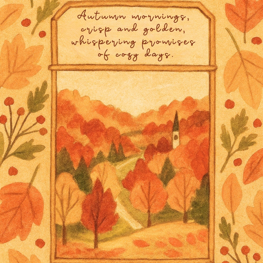 Autumn Landscape Wall Art - Seasonal Nature Artwork
