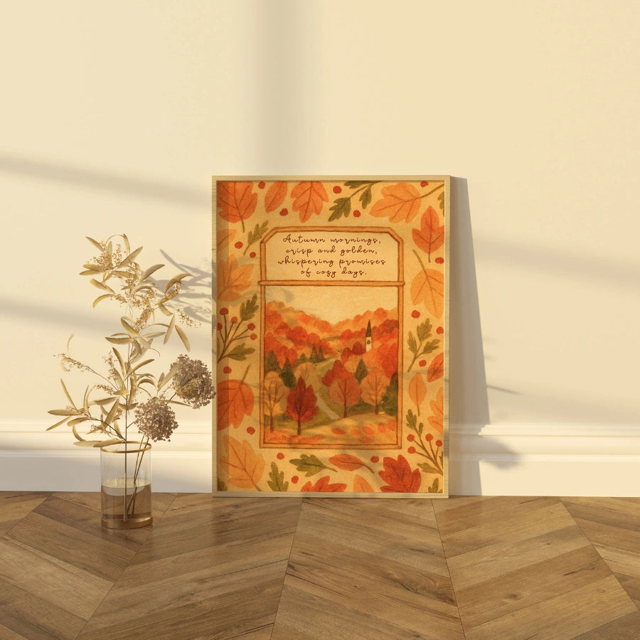 Autumn Landscape Wall Art - Seasonal Nature Artwork