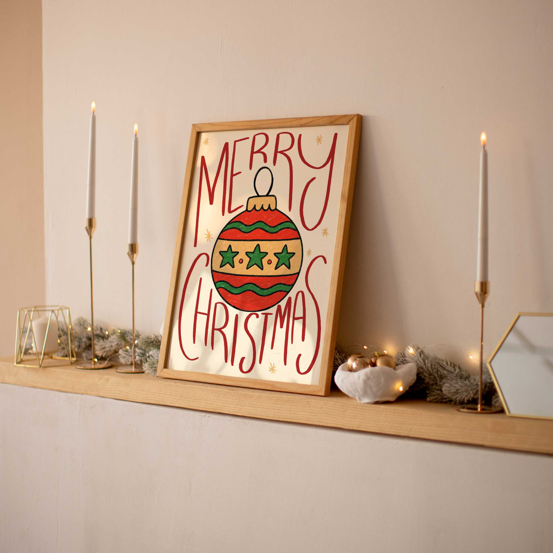 Christmas bauble Wall Art