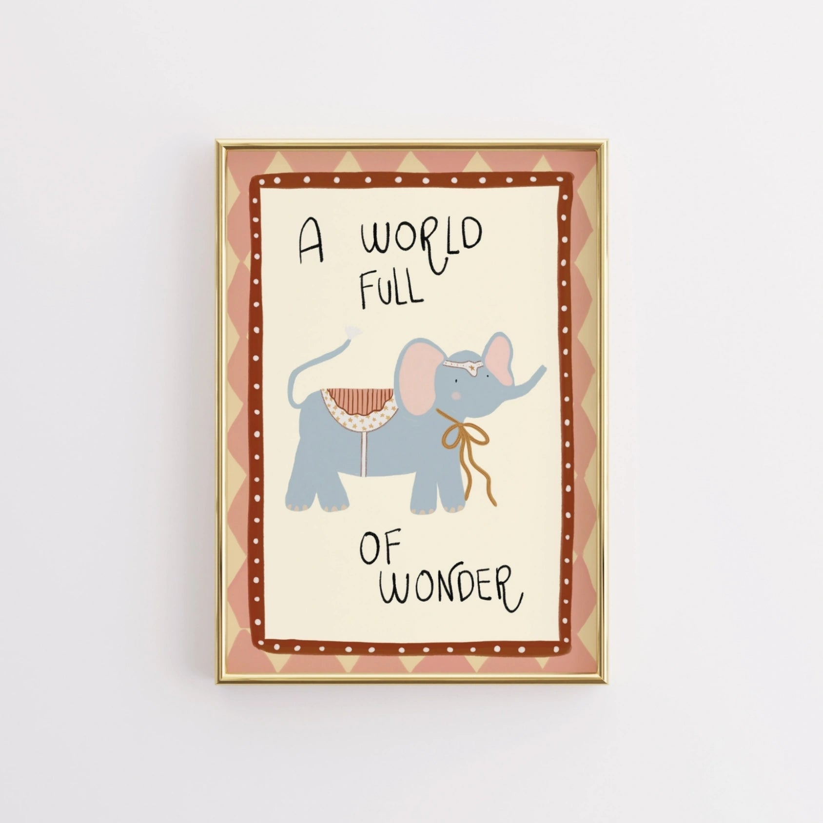 A World Full of Wonder Nursery Print