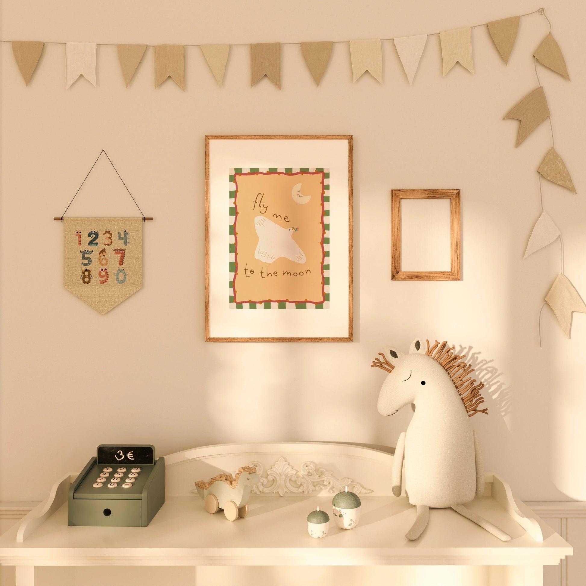 Moon and Stars Baby Room Decor