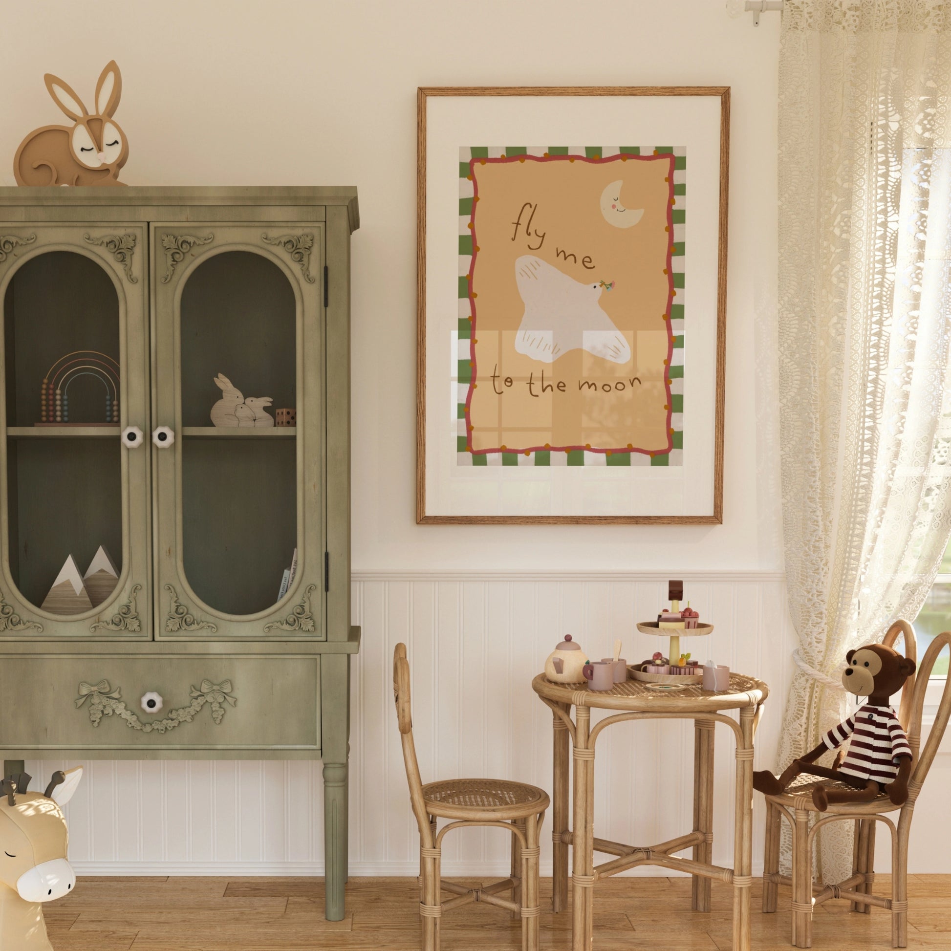 Moon and Stars Baby Room Decor