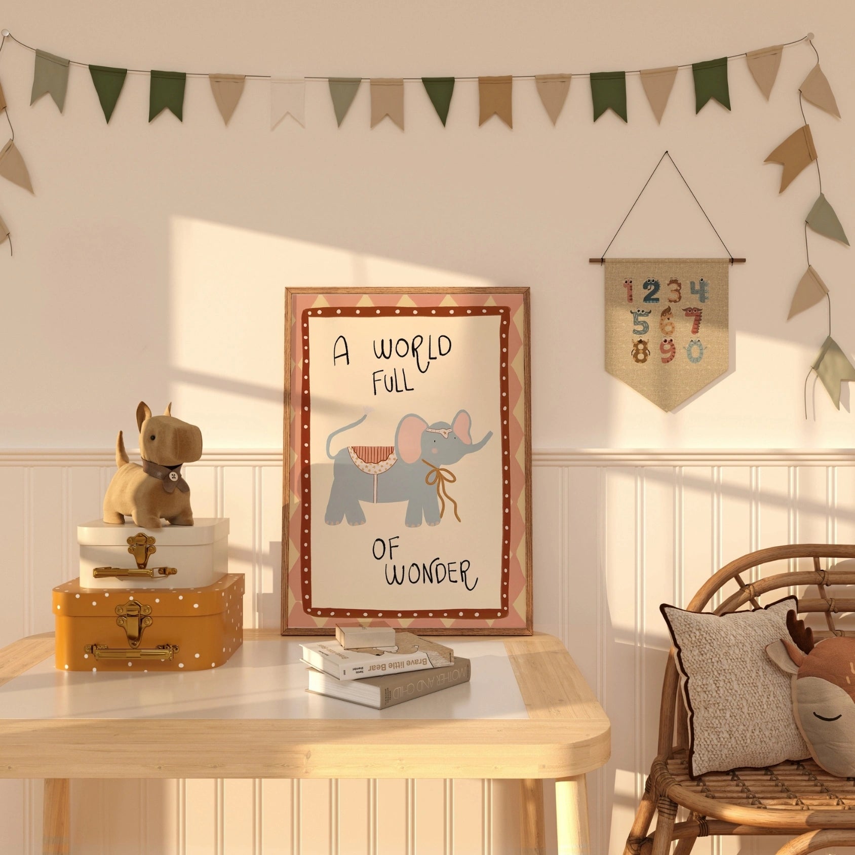 A World Full of Wonder Nursery Print