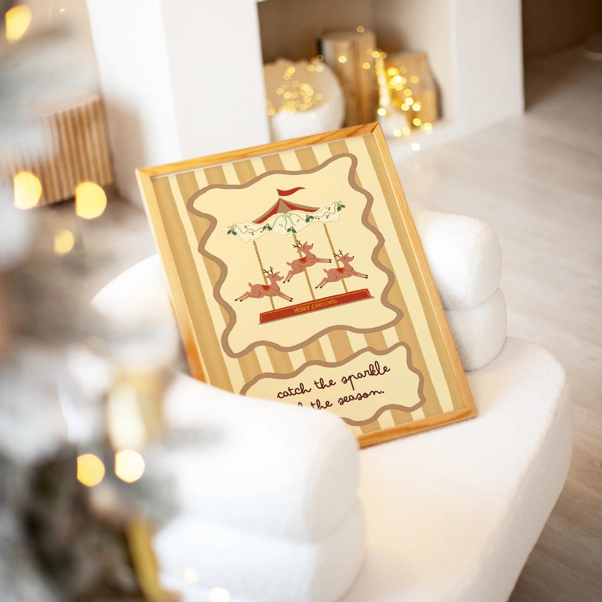 Catch the Sparkle of the Season Print