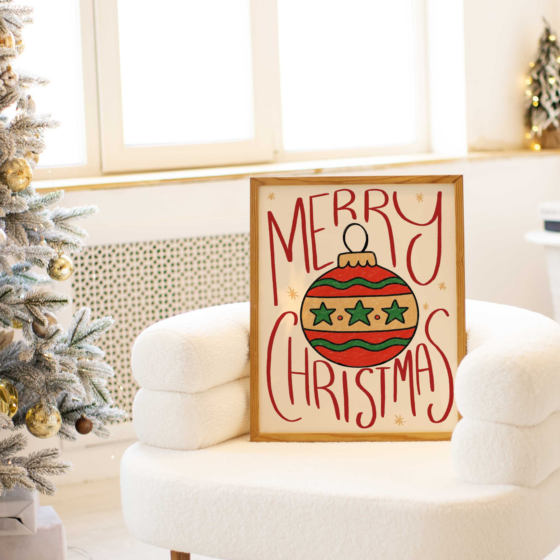 Christmas bauble Wall Art