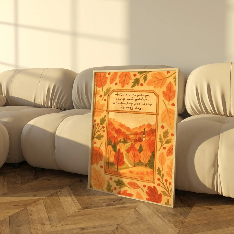 Autumn Landscape Wall Art - Seasonal Nature Artwork