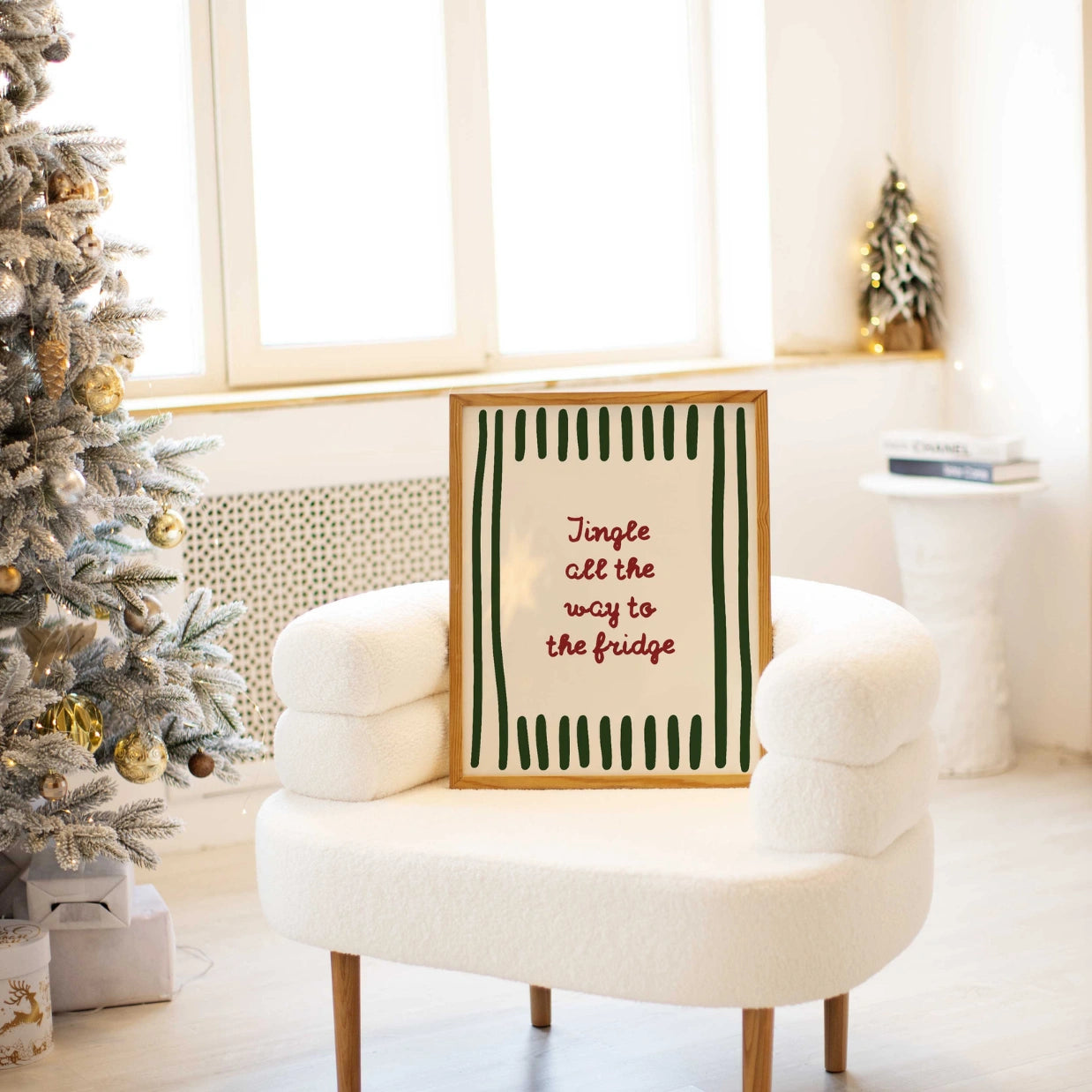 Merry Christmas Ornament Poster