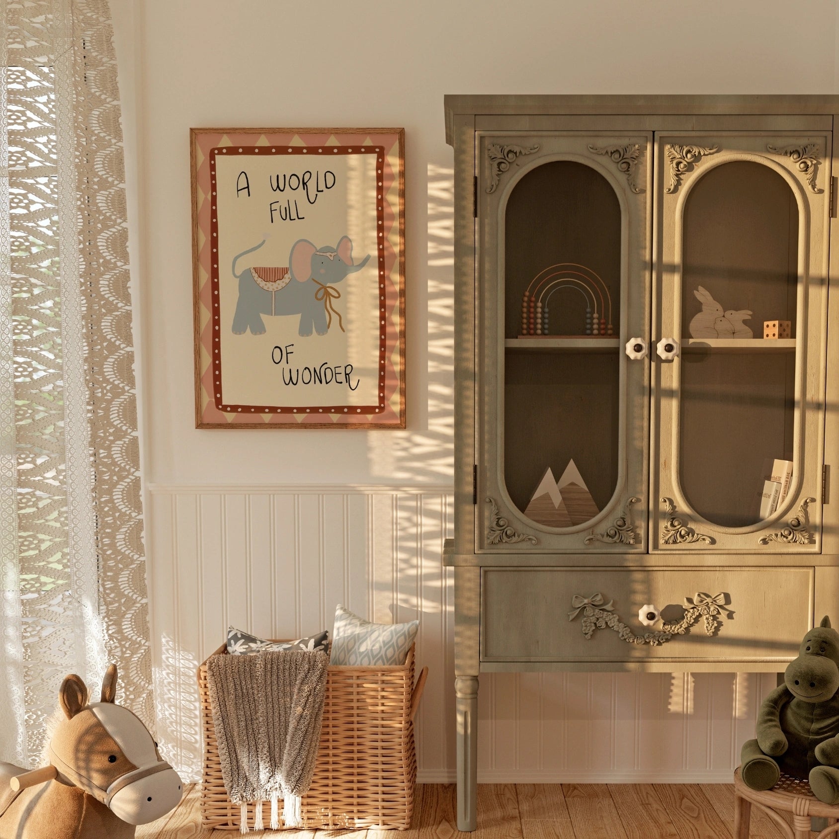 A World Full of Wonder Nursery Print