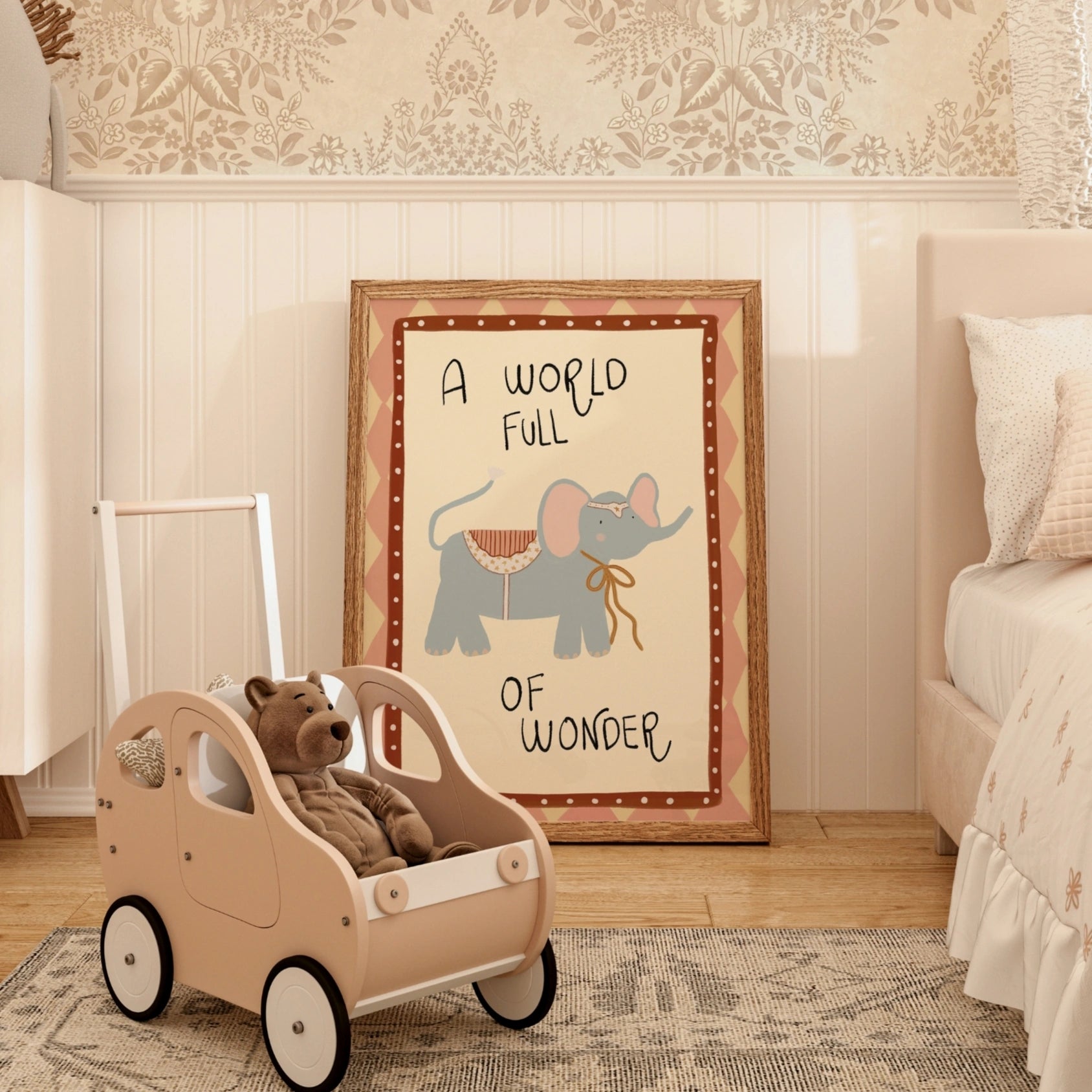 A World Full of Wonder Nursery Print