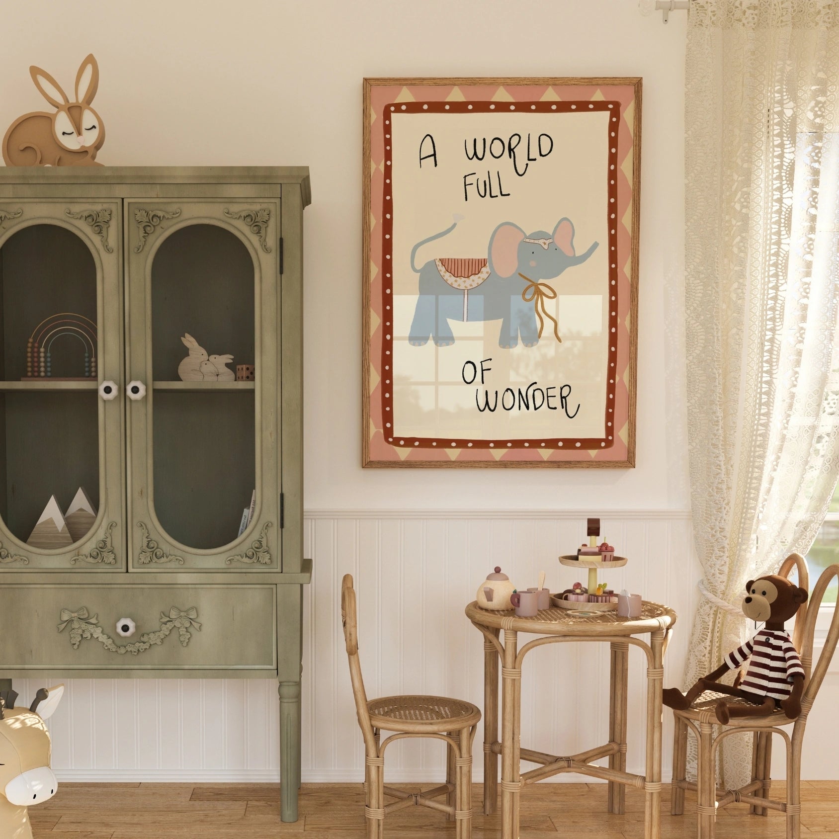 A World Full of Wonder Nursery Print