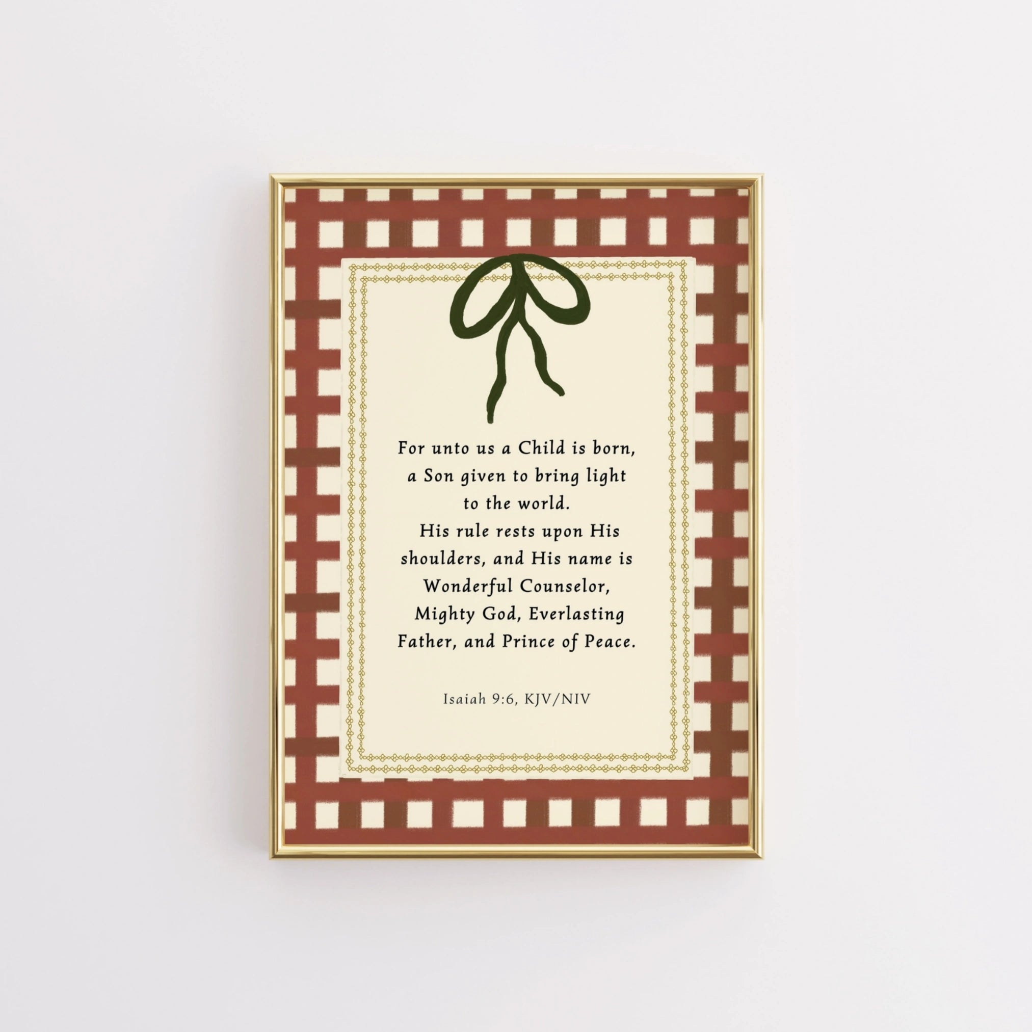 Faith Inspired Holiday Decor