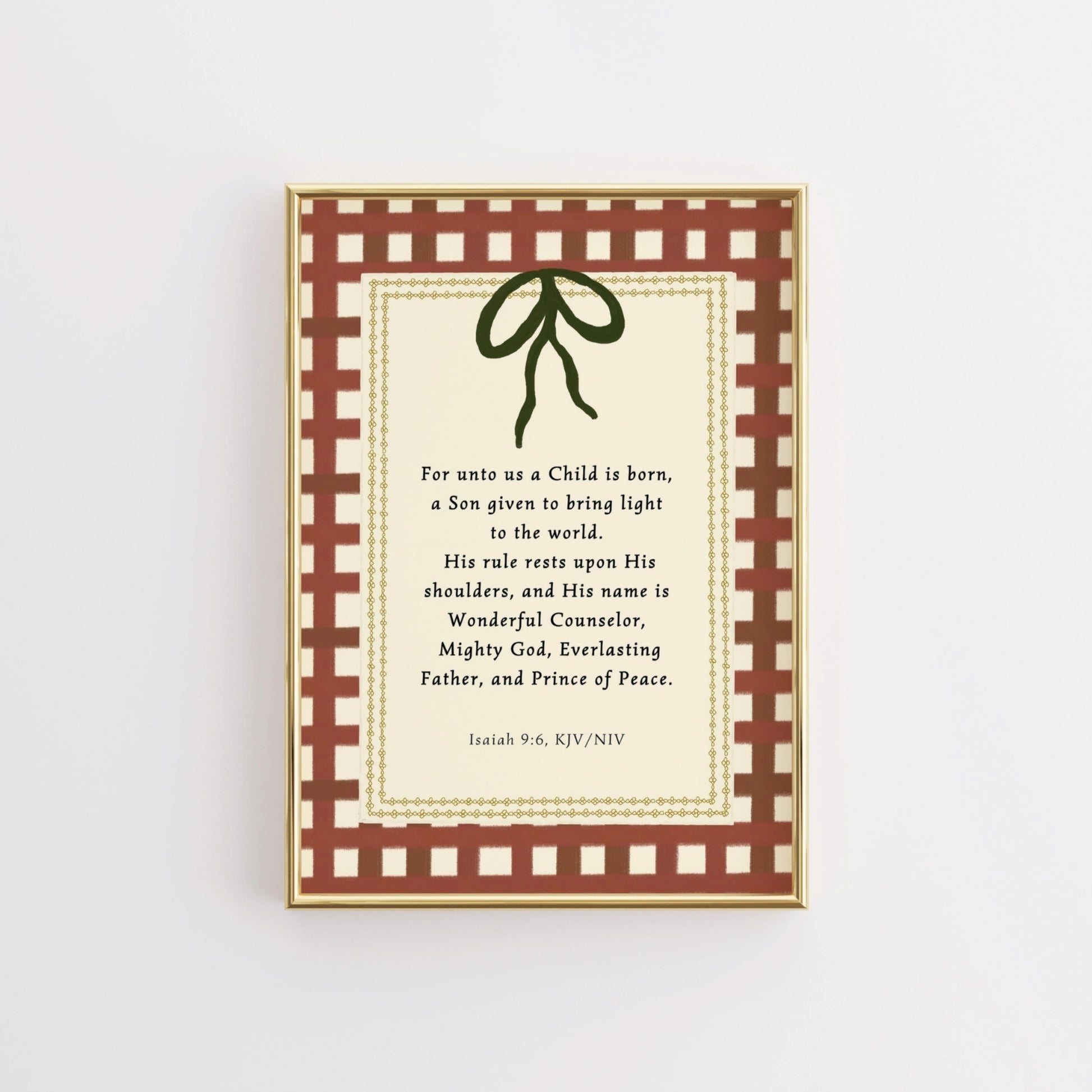 Faith Inspired Holiday Decor