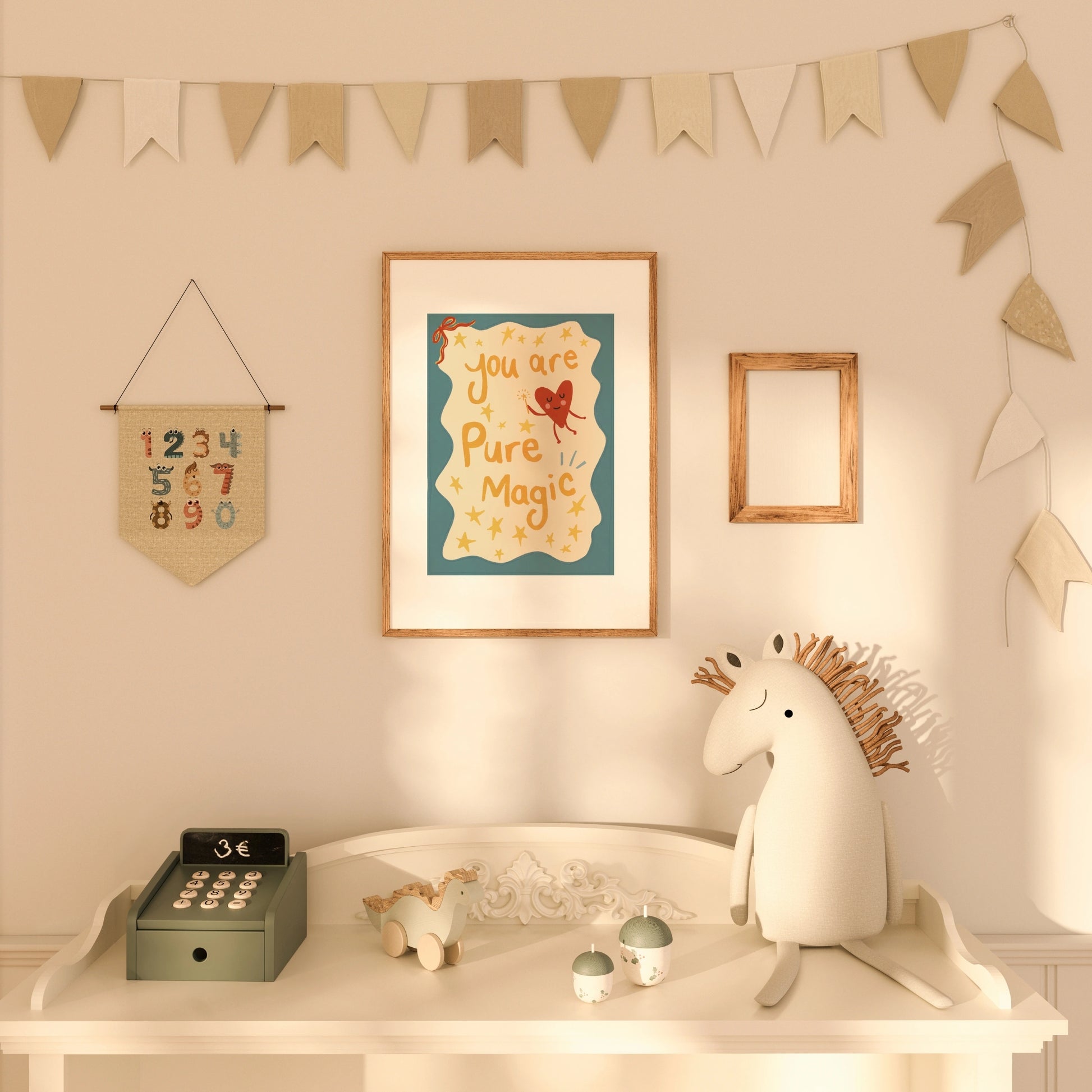 Poster retrò della sala giochi