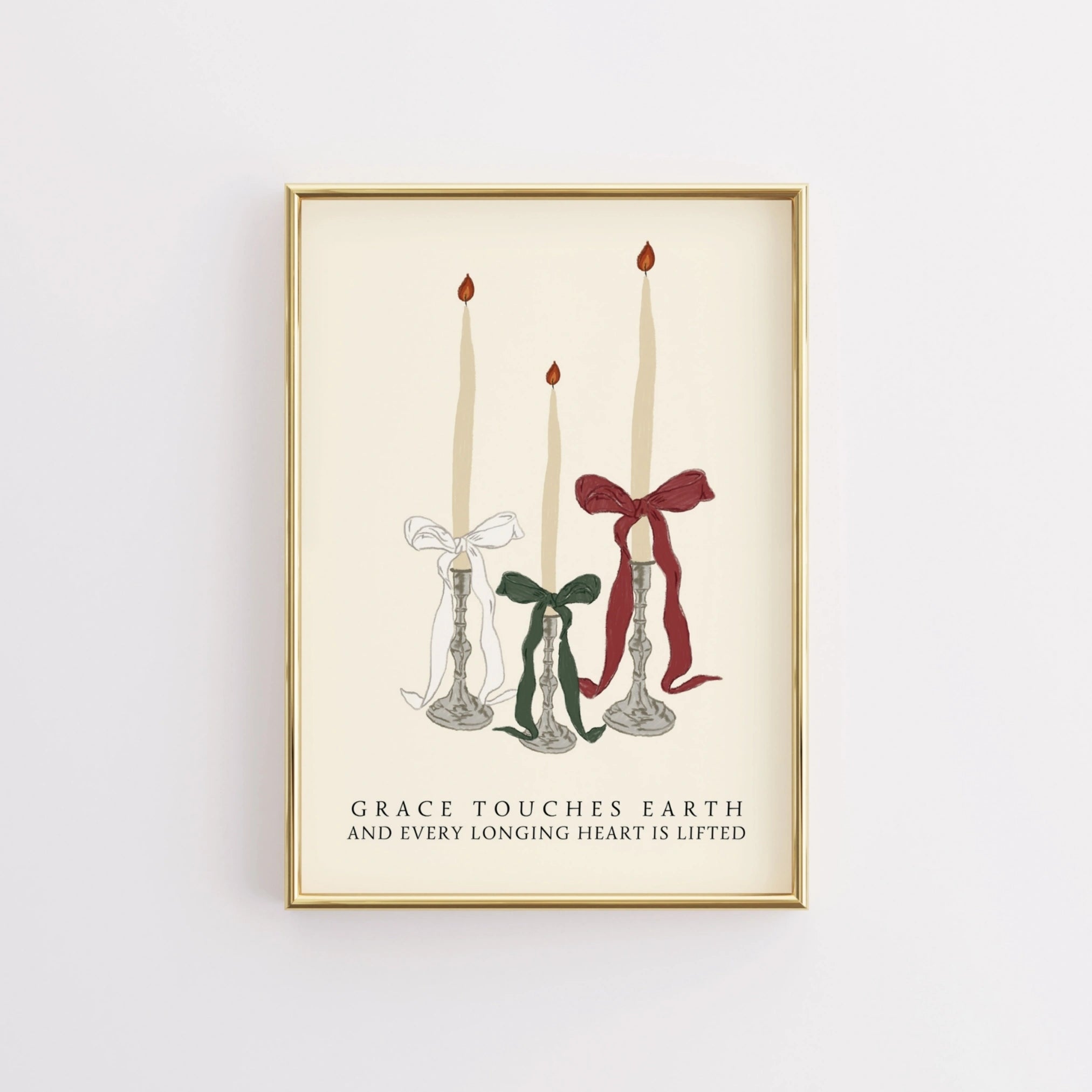 Grace Touches Earth Christmas Print