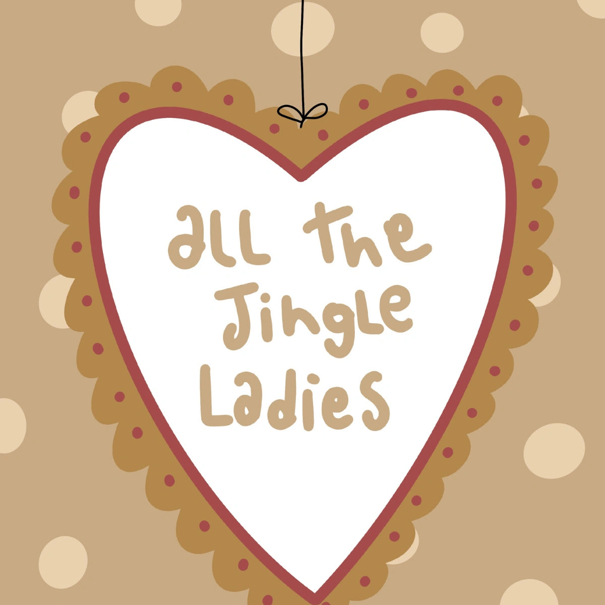 All the Jingle Ladies Christmas Print