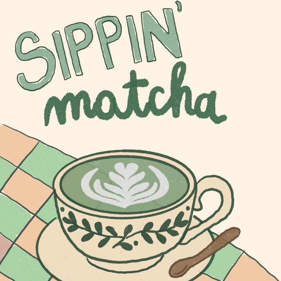 Matcha Wall Art – Decorazione accogliente per la cucina