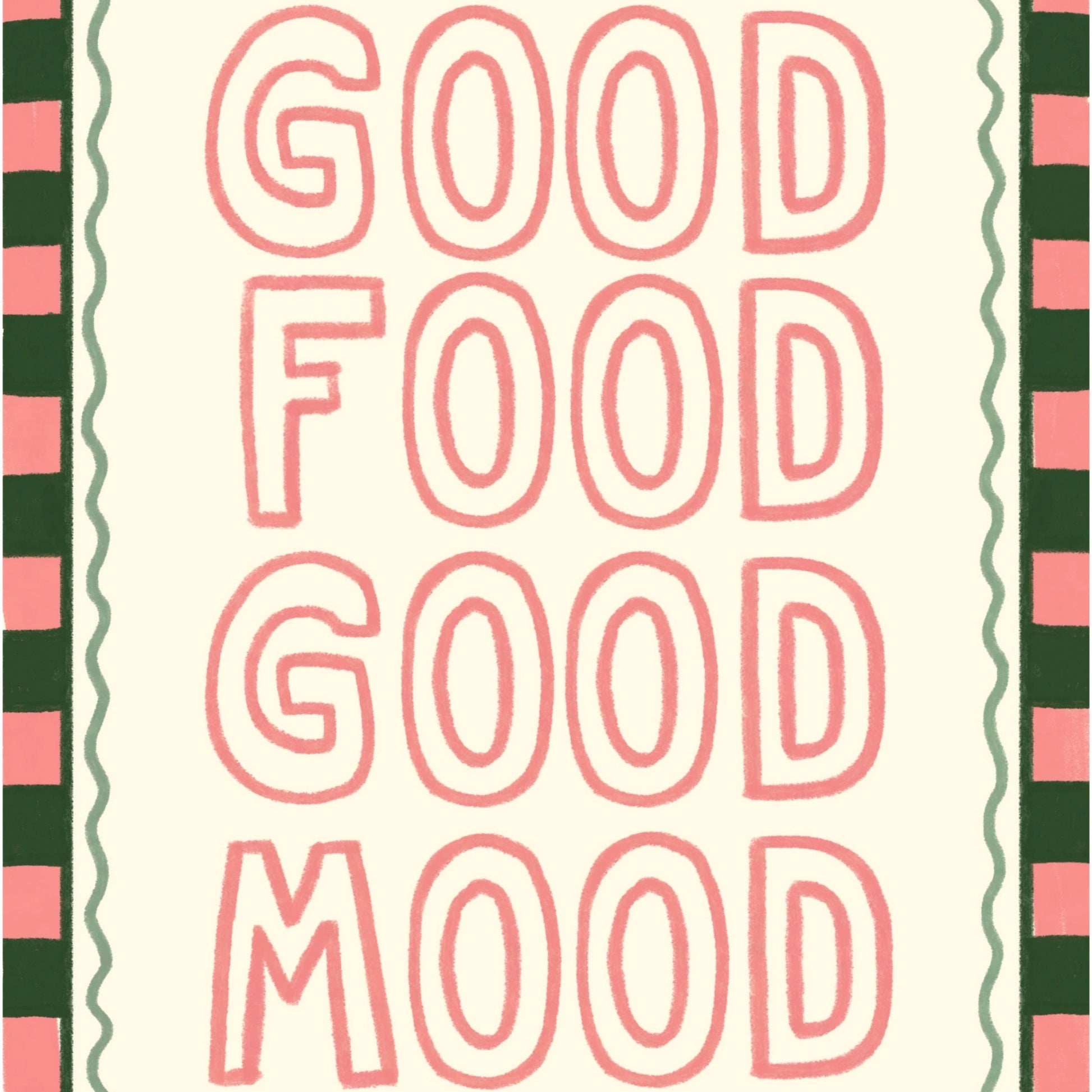 Decorazione murale per la tavola da pranzo italiana – Stampa di pasta, vino e cucina