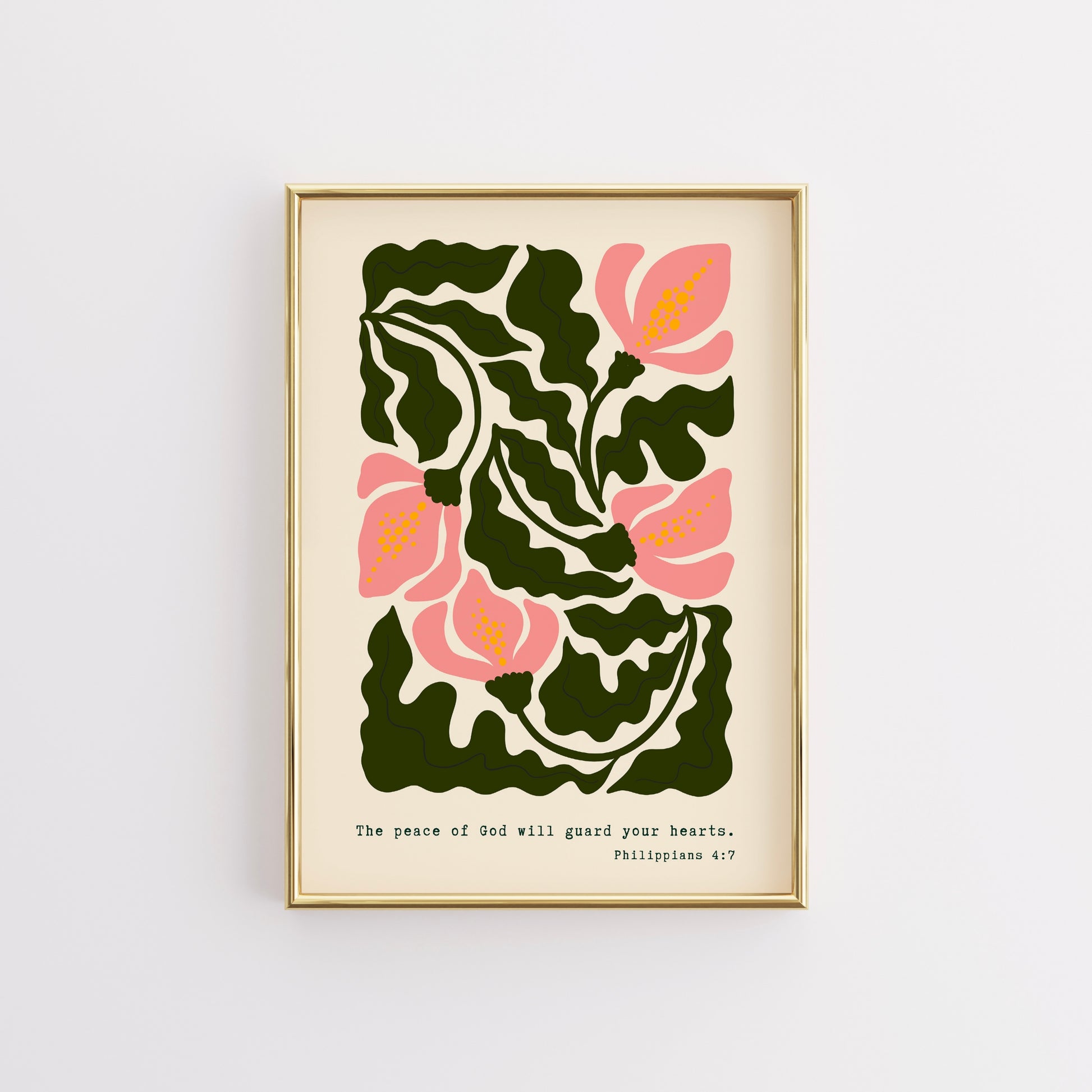 Peace of God Bible Verse Wall Art – Philippians 4:7 Printr