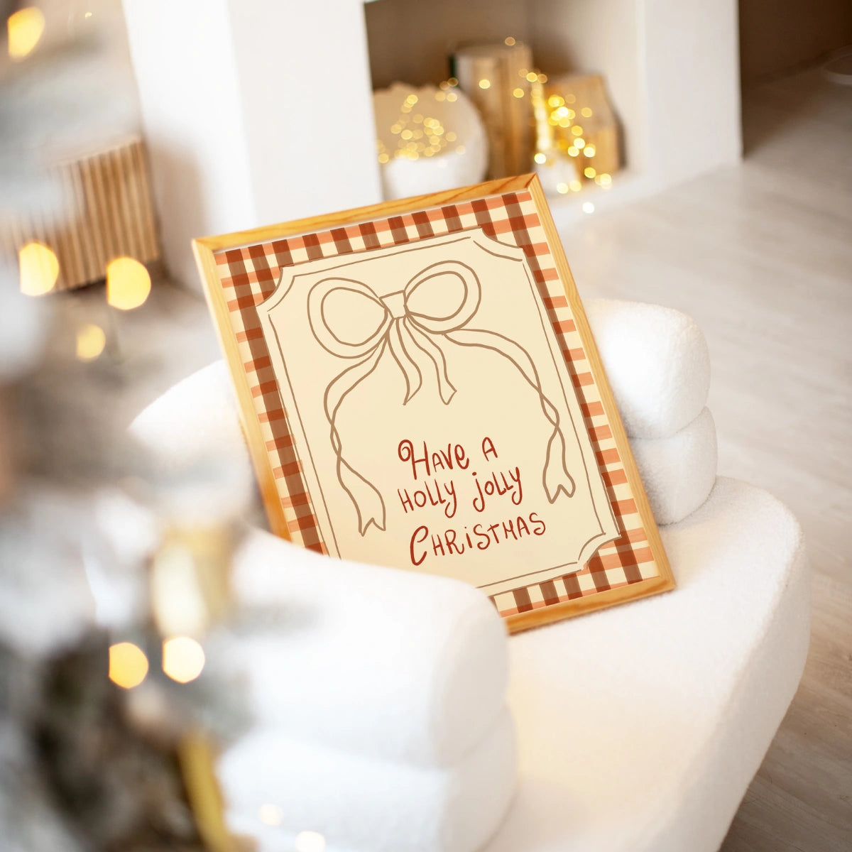 Stampa di Natale allegro e festoso