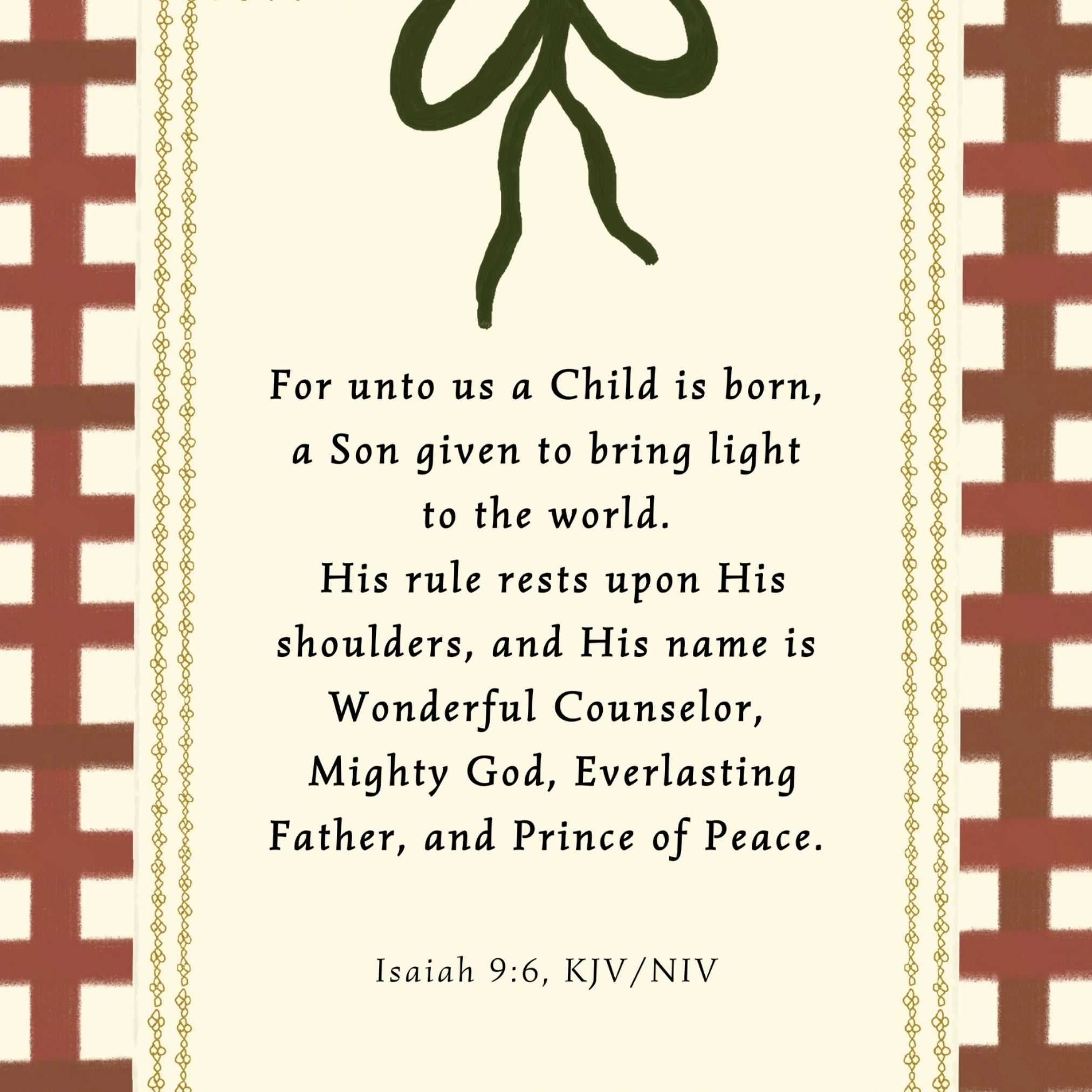 Faith Inspired Holiday Decor