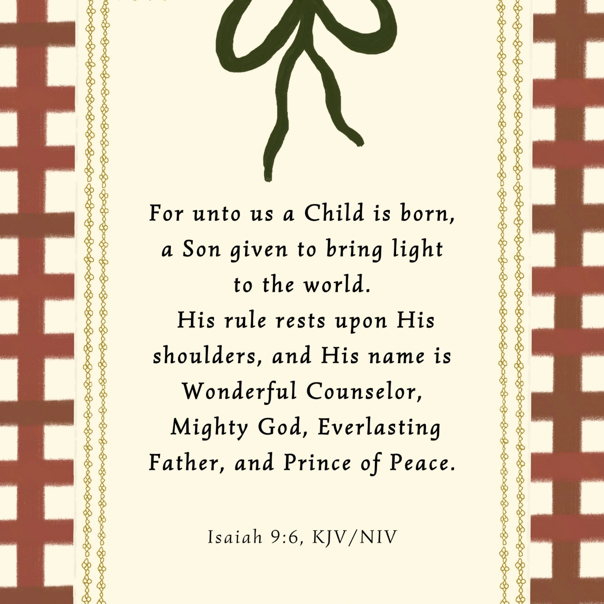 Faith Inspired Holiday Decor