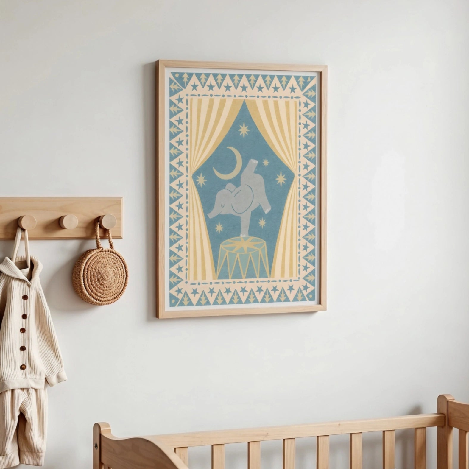 Elephant Circus Print