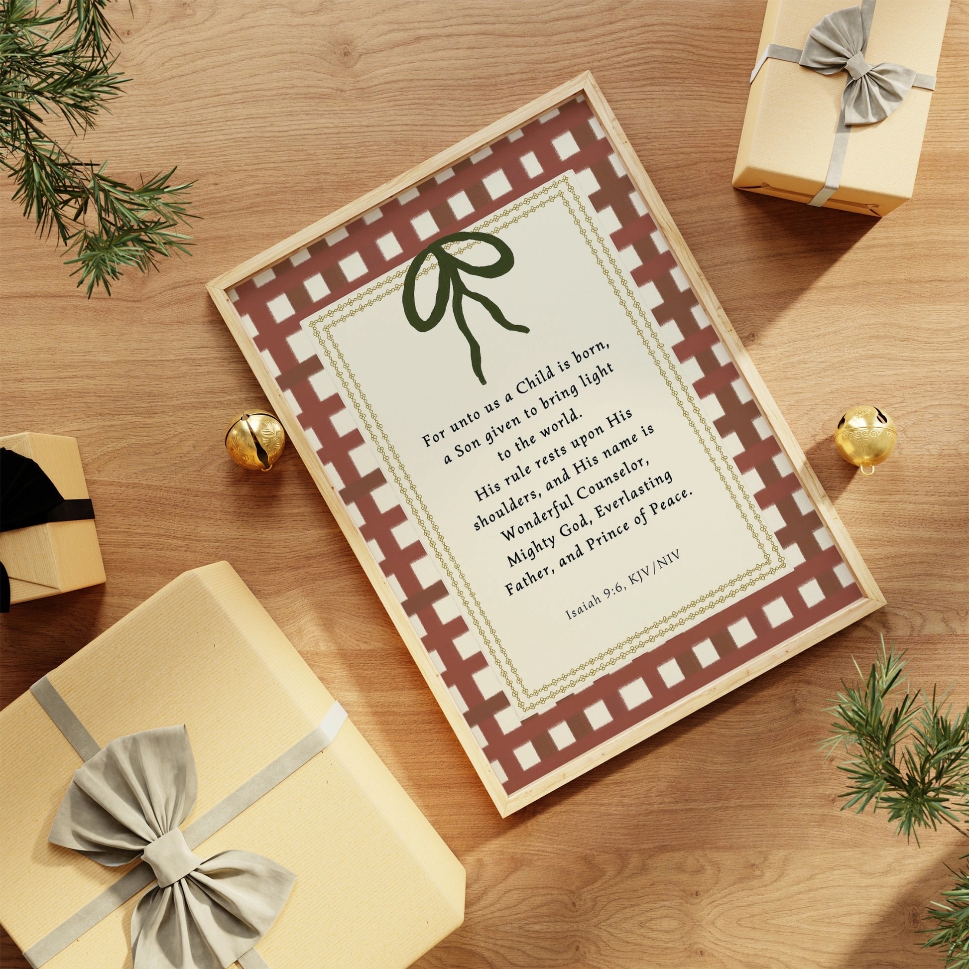 Faith Inspired Holiday Decor