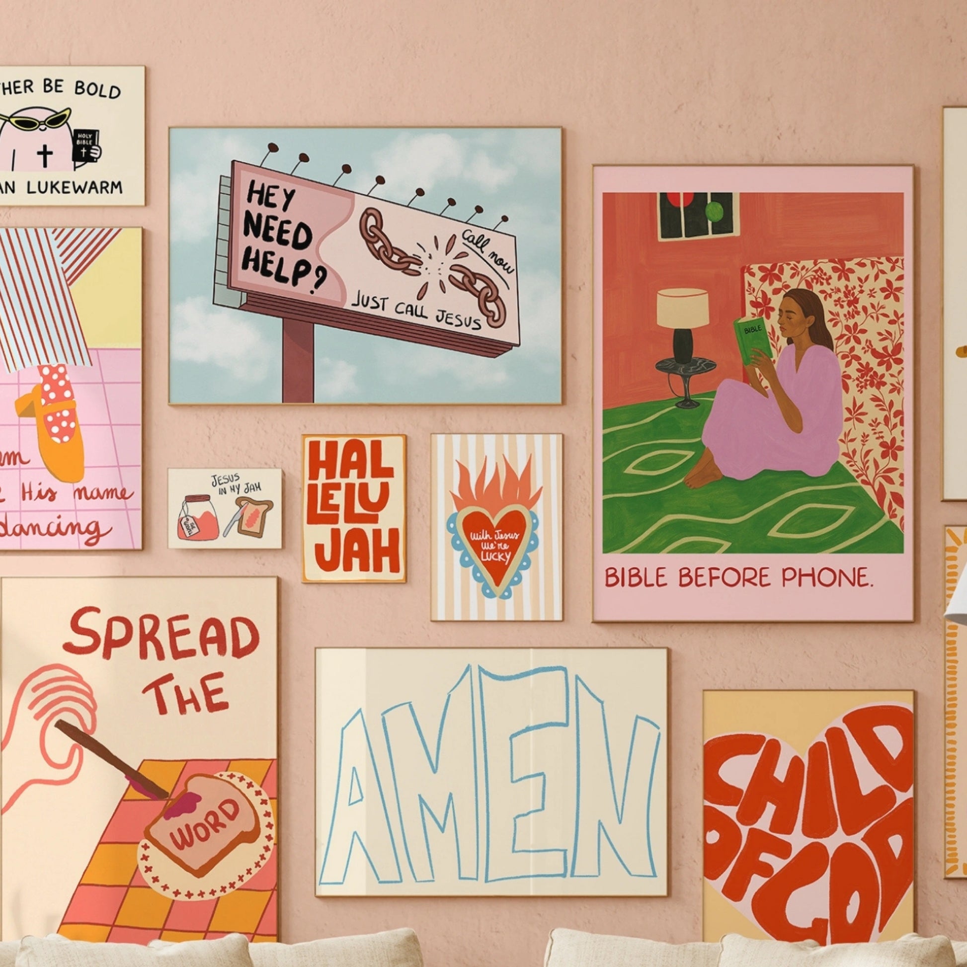 Handmade Trendy Christian, over 100 prints