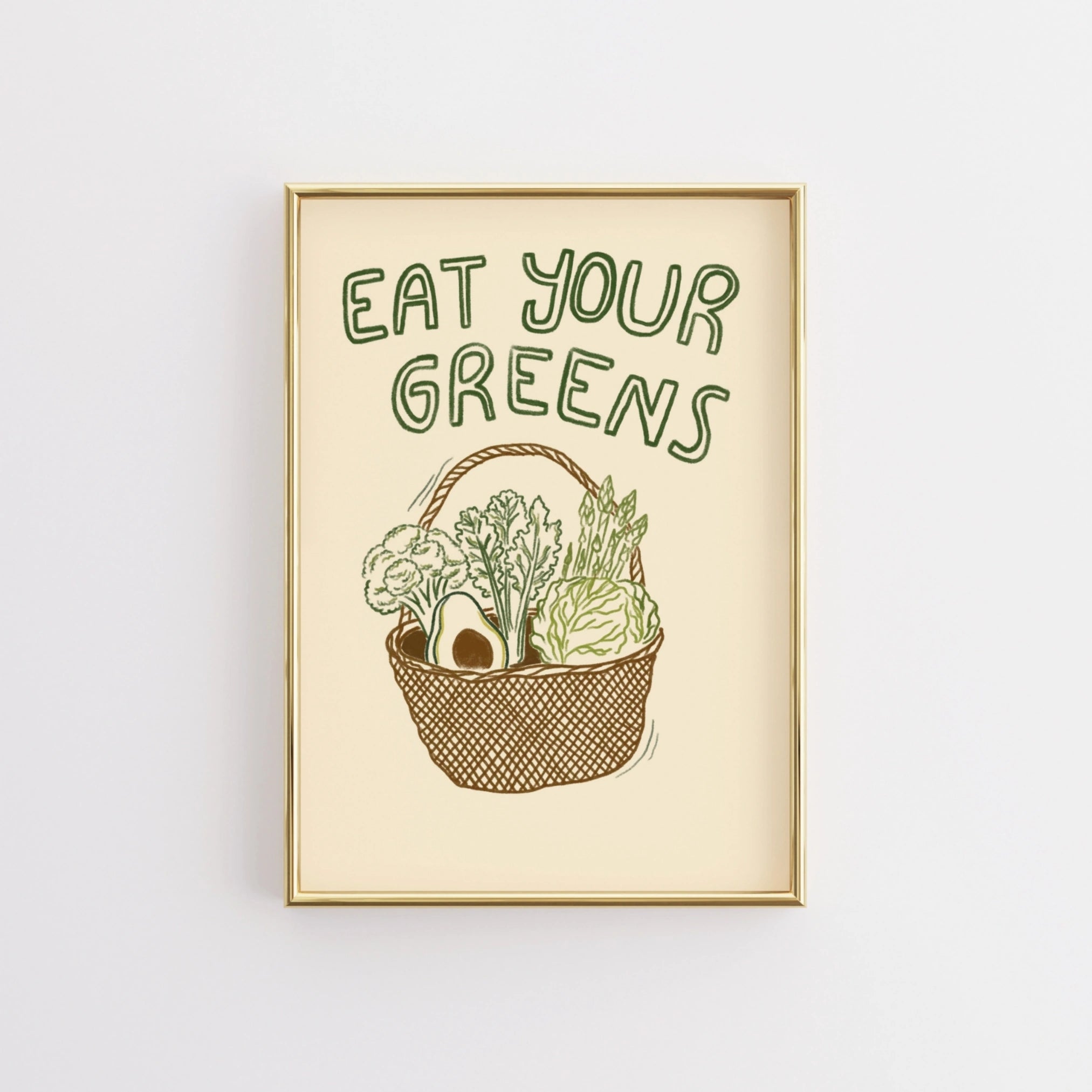 Retro Vegetable Print