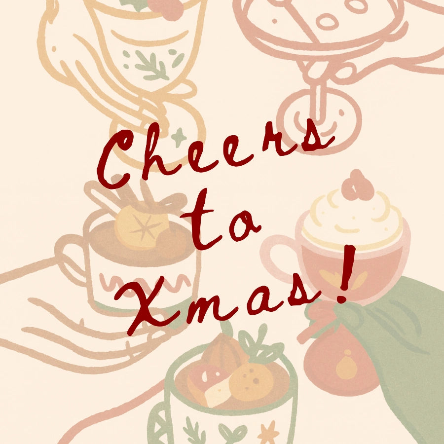 Cheers to Christmas Wall Art - Festive Holiday Drink Print