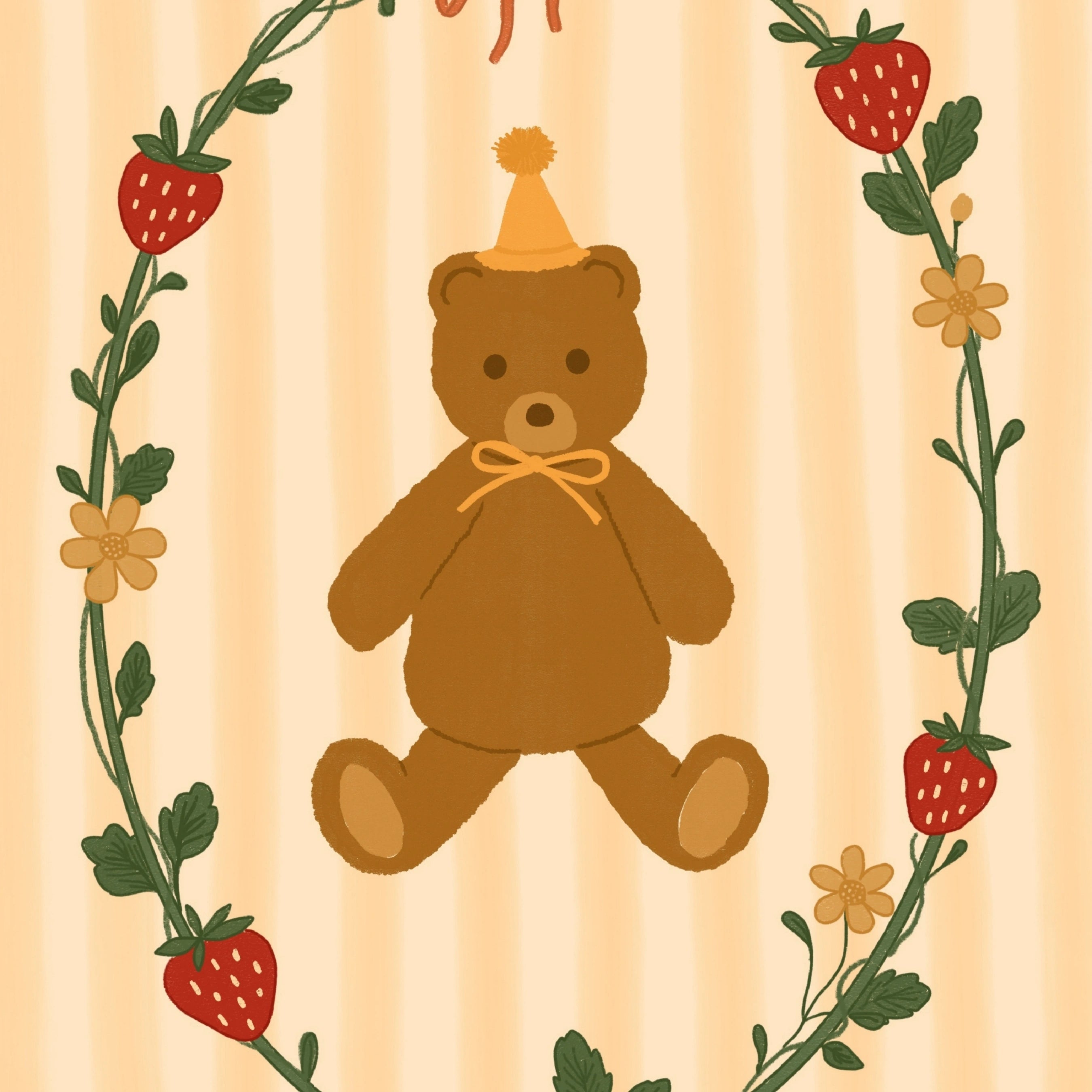 Teddy Bear Nursery Print