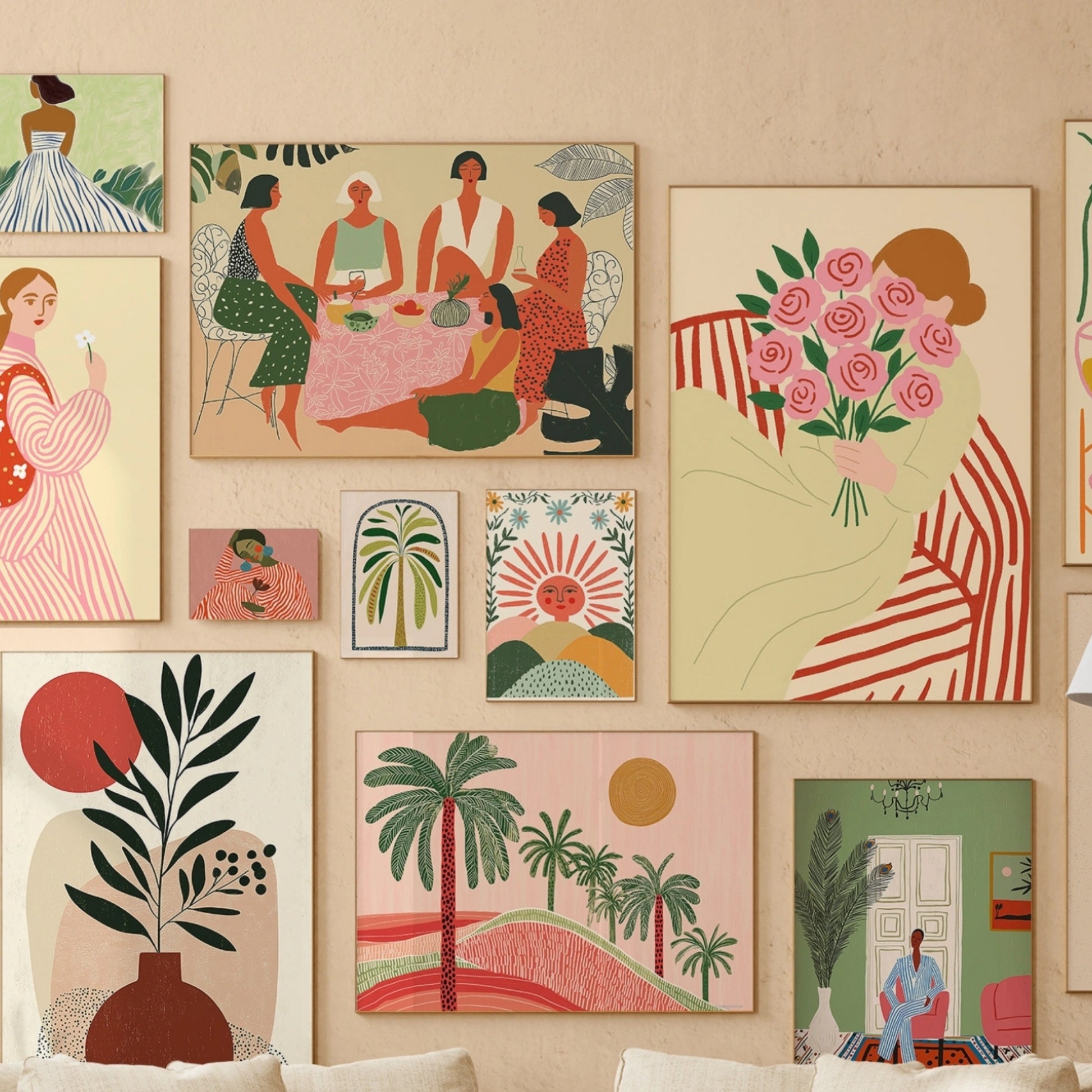 Bohemien fatto a mano, oltre 130 stampe