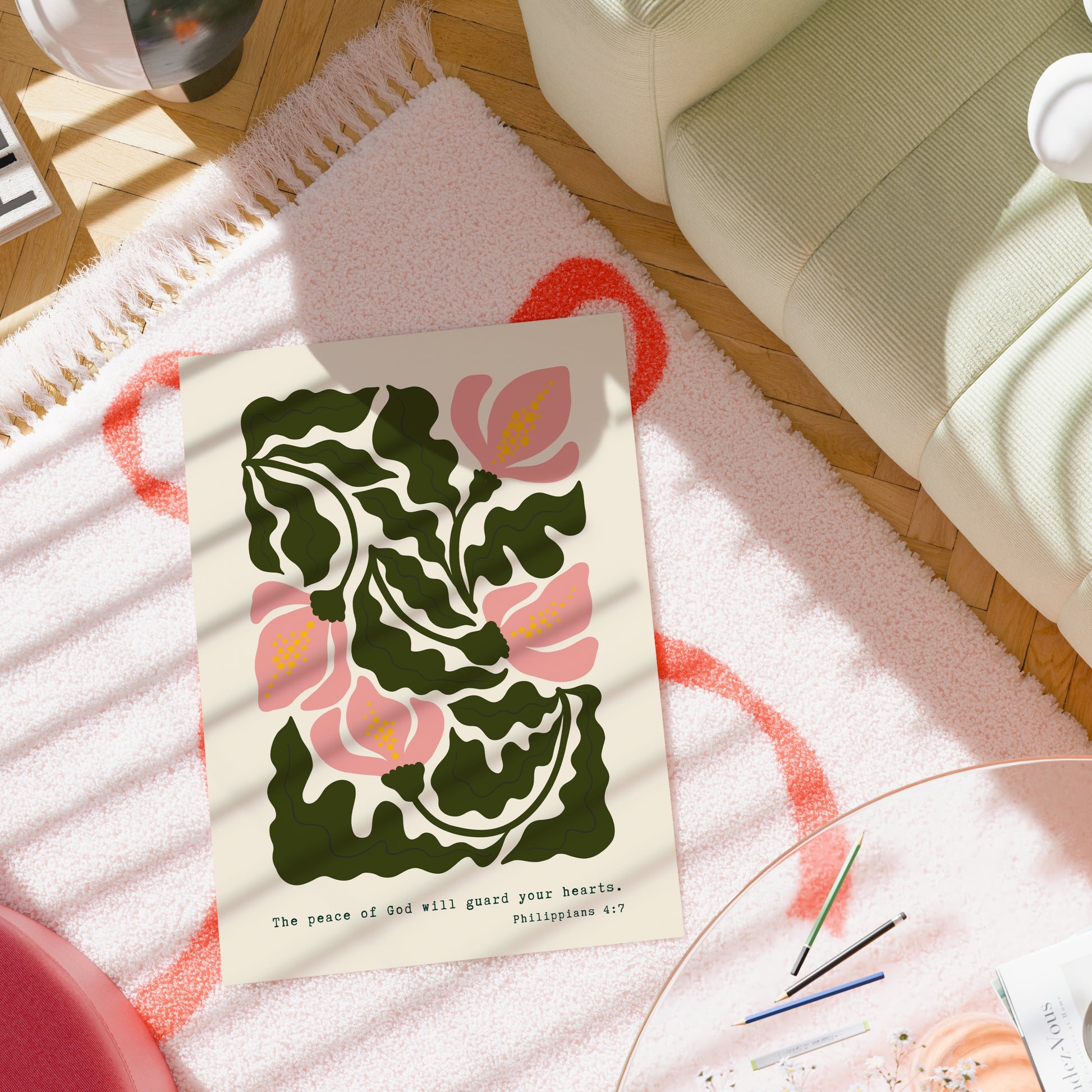 Peace of God Bible Verse Wall Art – Philippians 4:7 Printr