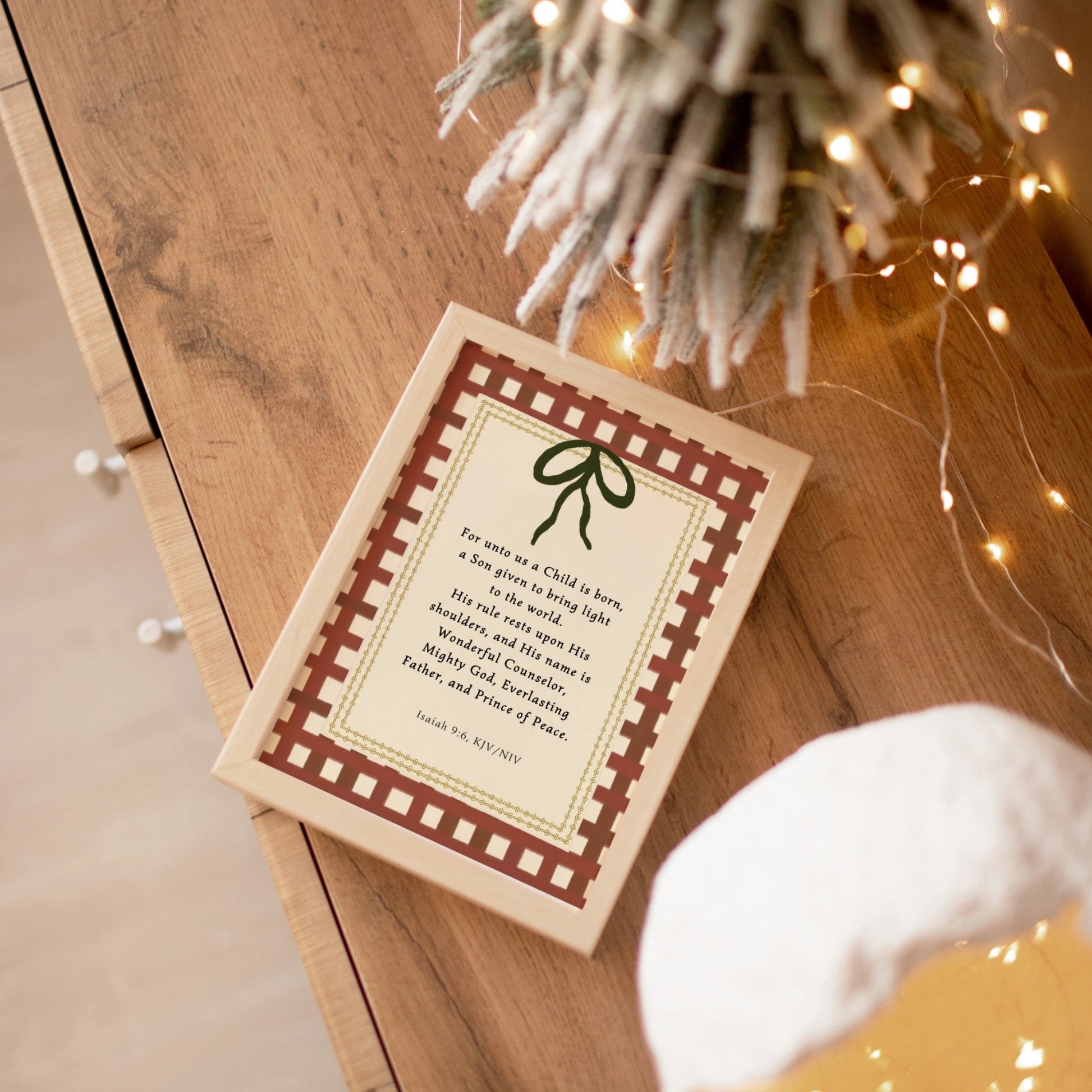 Faith Inspired Holiday Decor