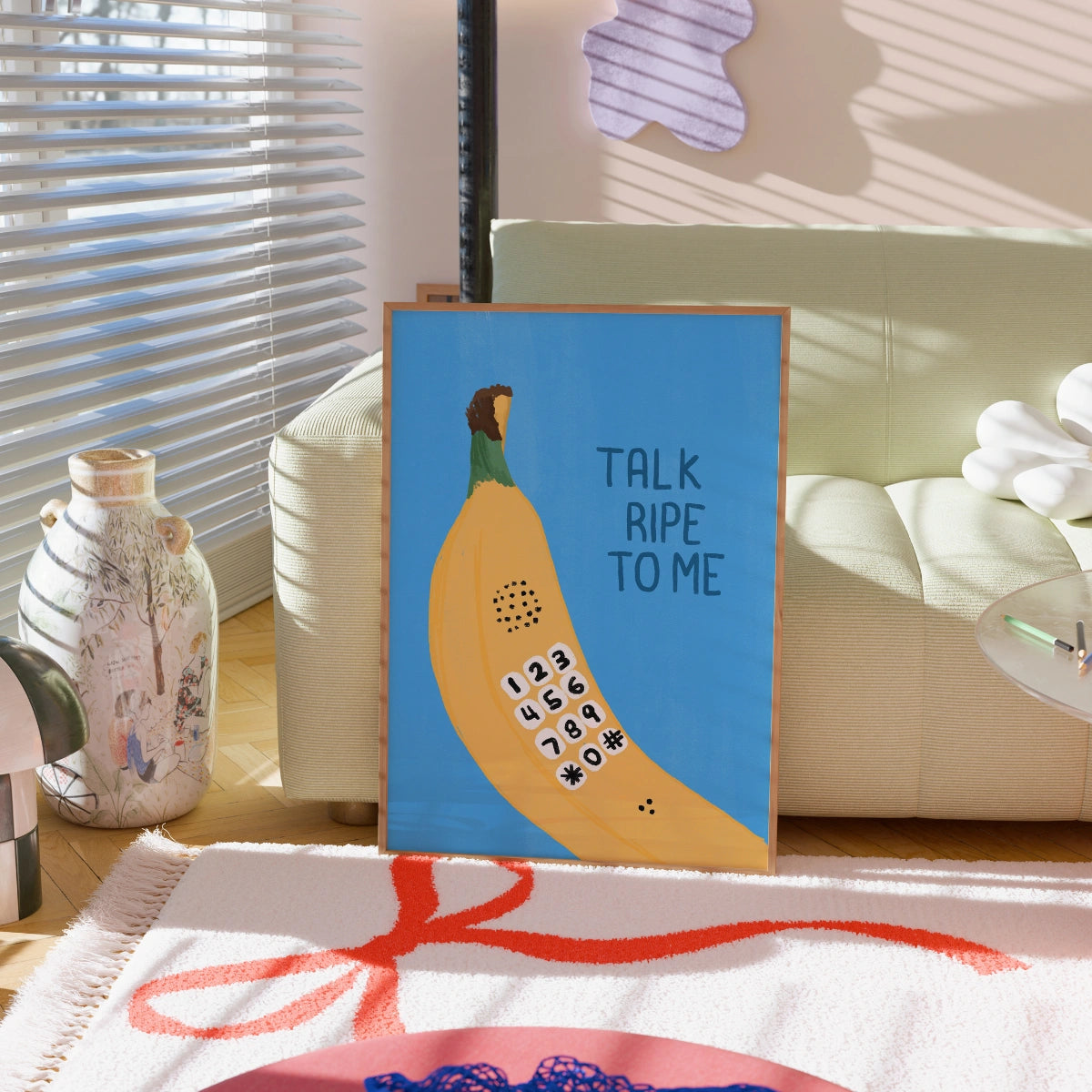 Talk Ripe to Me Wall Art – Funny Fruit Printable