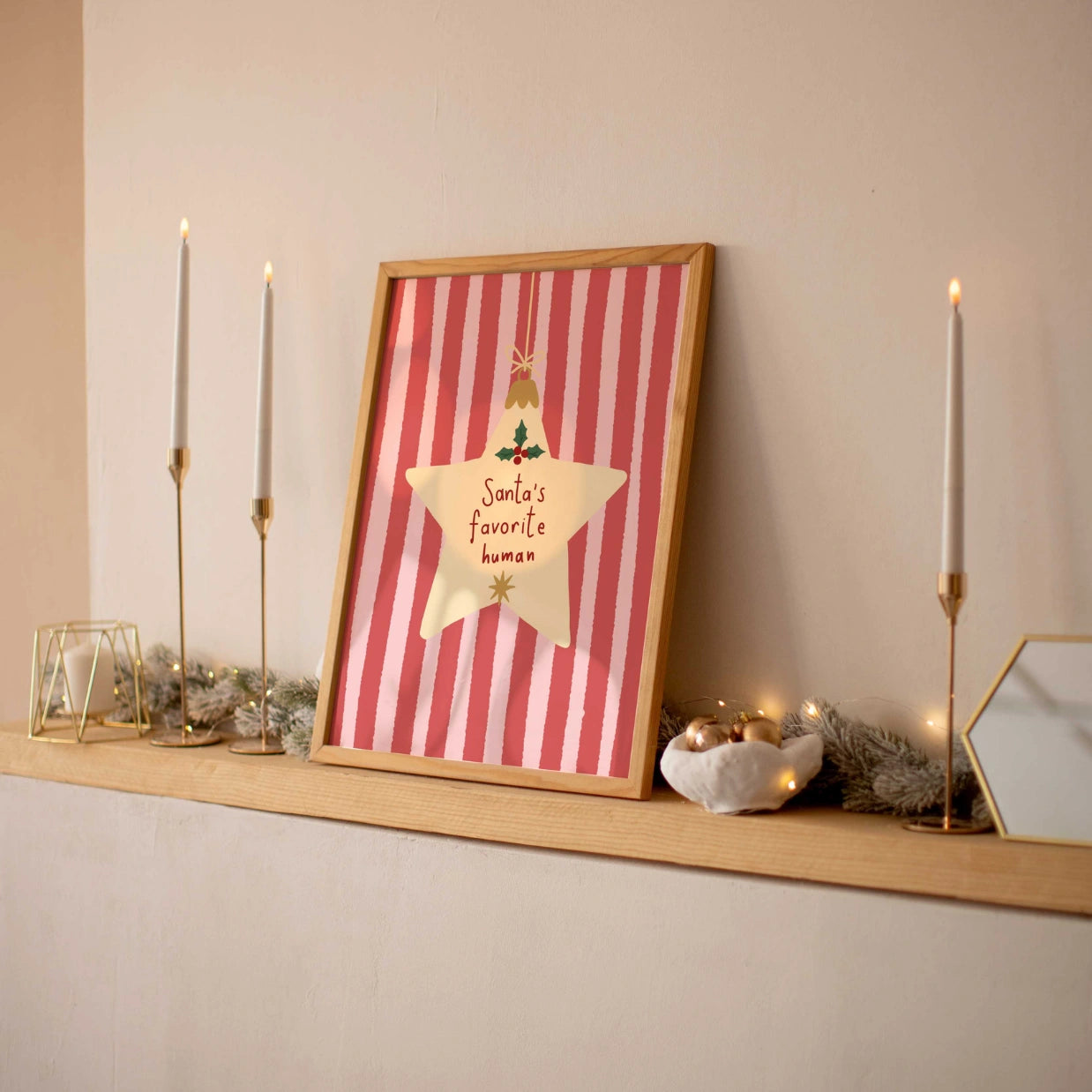 Santa’s Favorite Human Poster