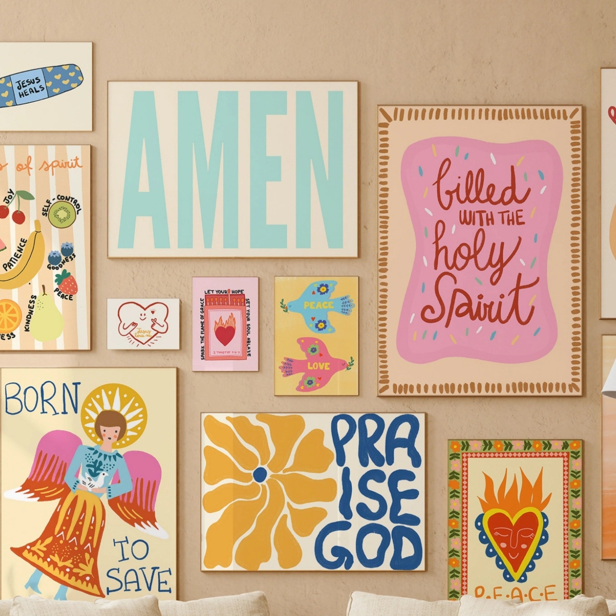 Handmade Christian Decor, over 250 prints