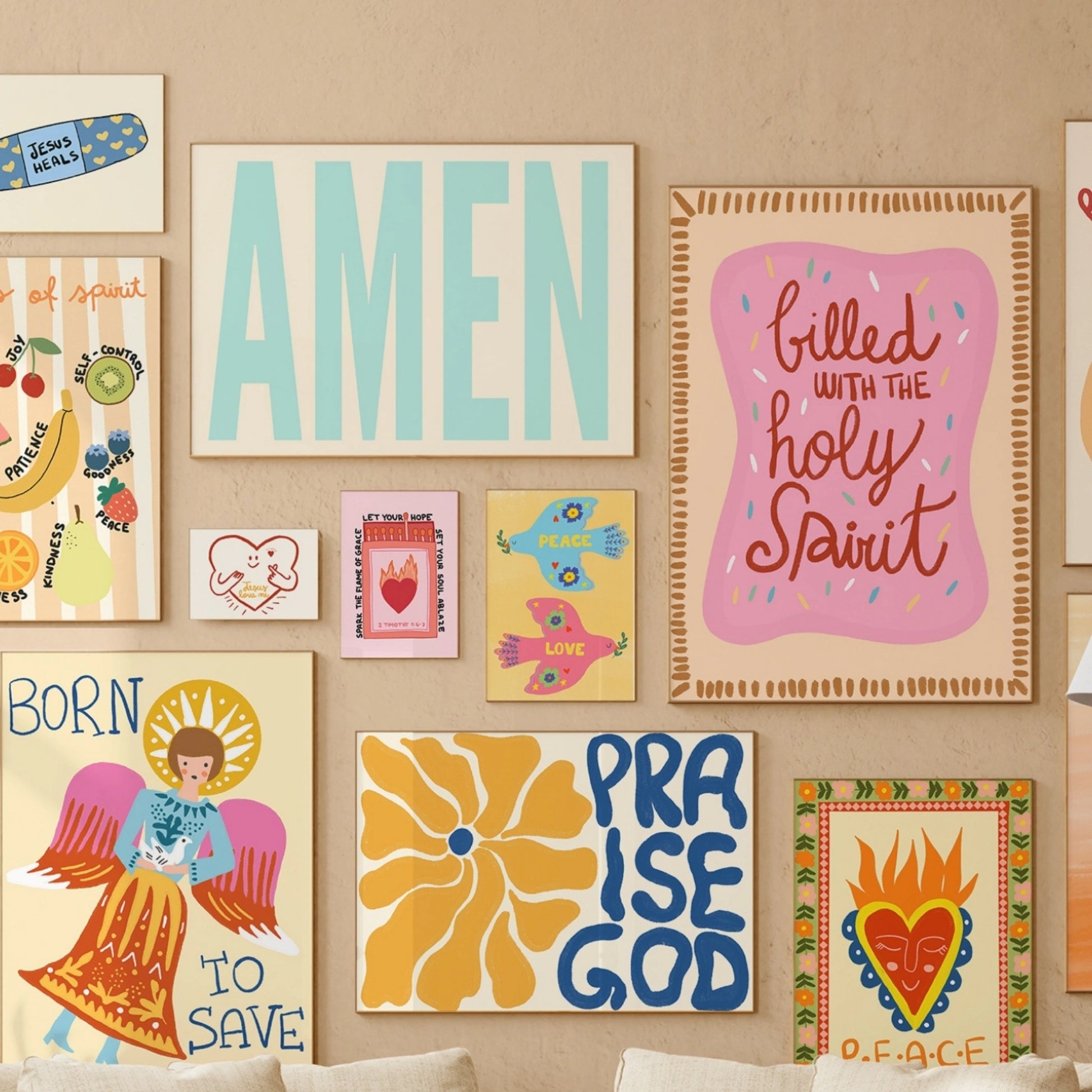 Handmade Christian Decor, over 250 prints