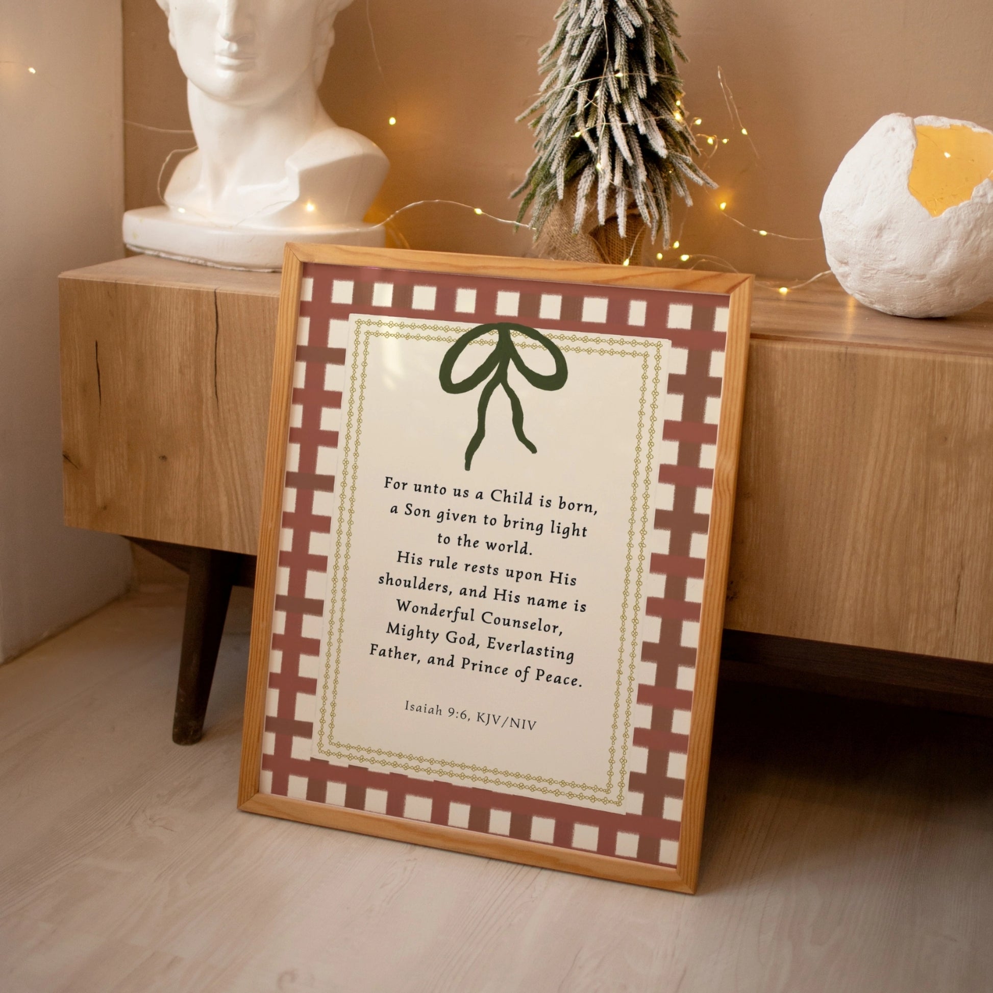 Faith Inspired Holiday Decor