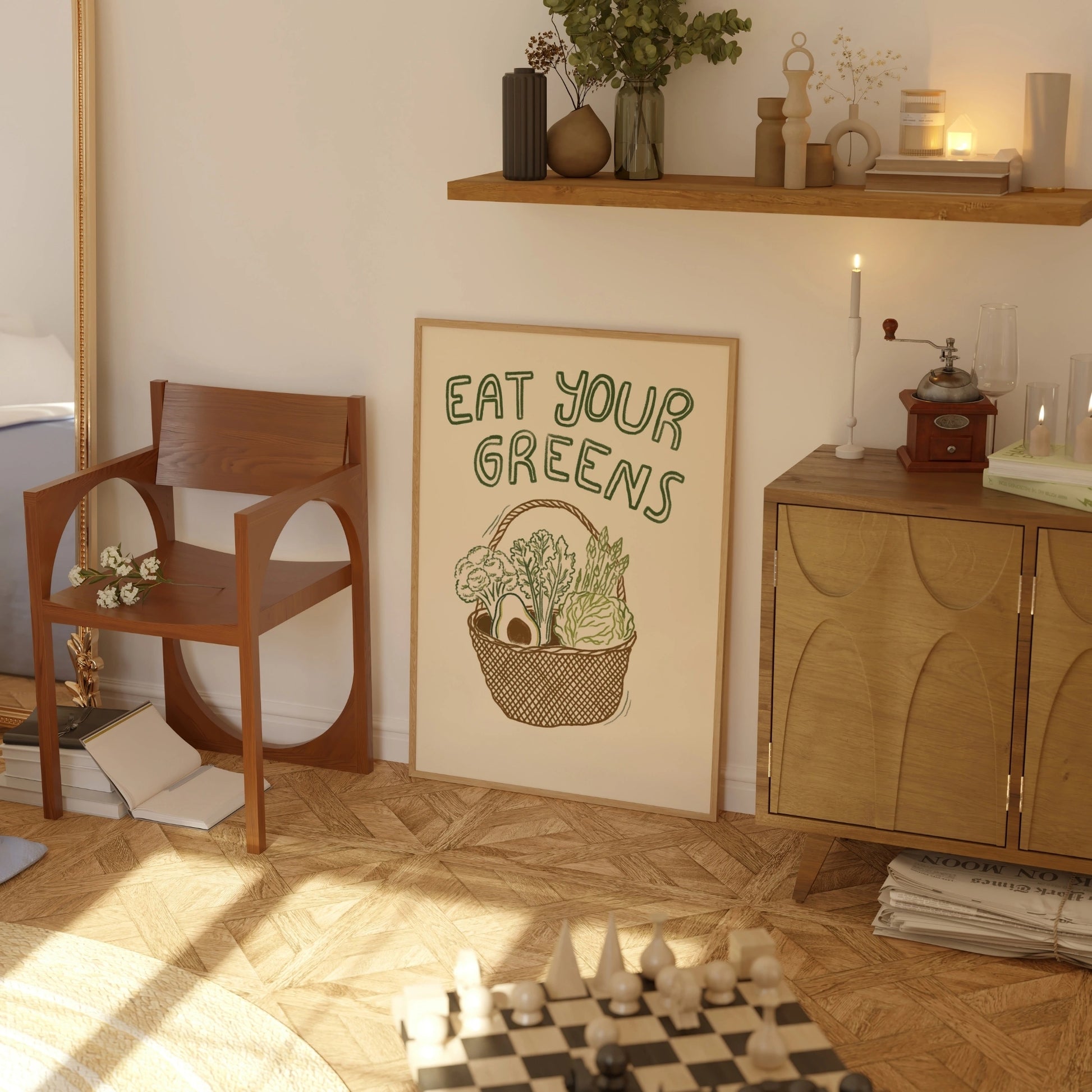 Retro Vegetable Print