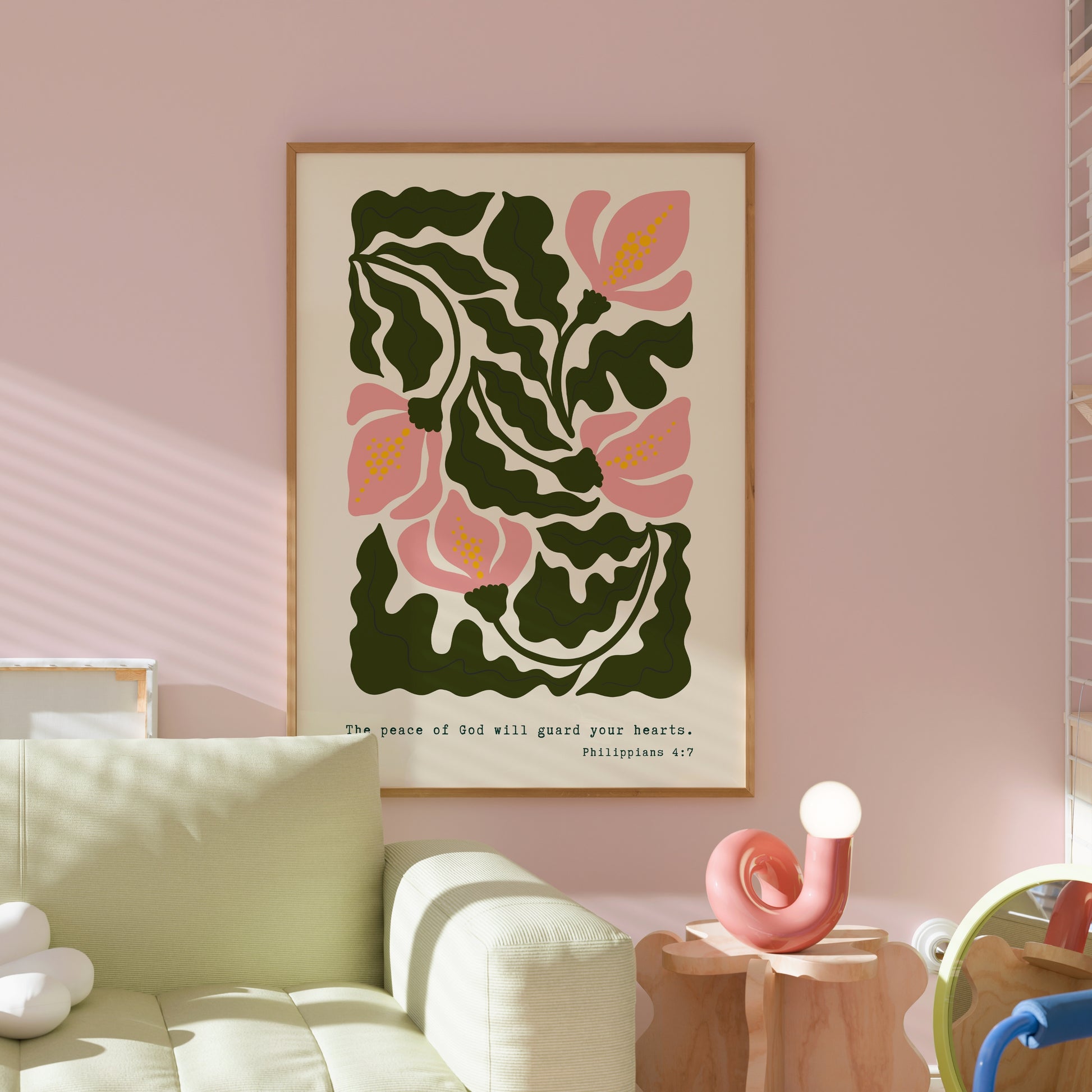 Peace of God Bible Verse Wall Art – Philippians 4:7 Printr