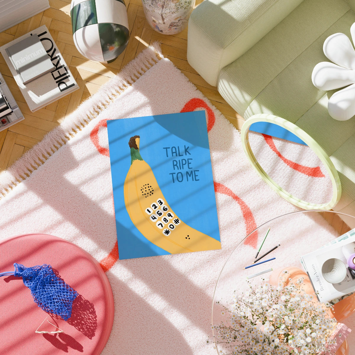 Talk Ripe to Me Wall Art – Funny Fruit Printable