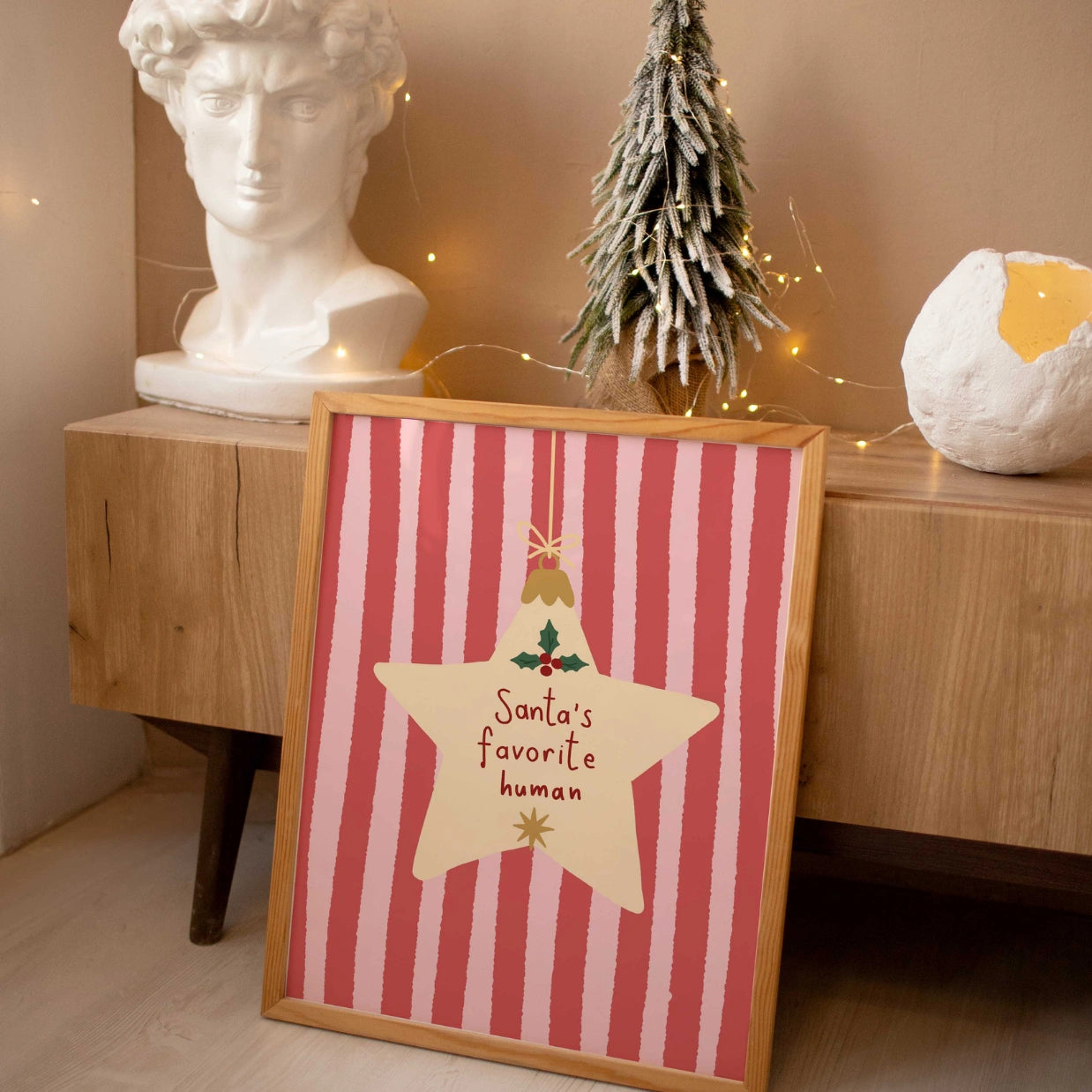 Santa’s Favorite Human Poster