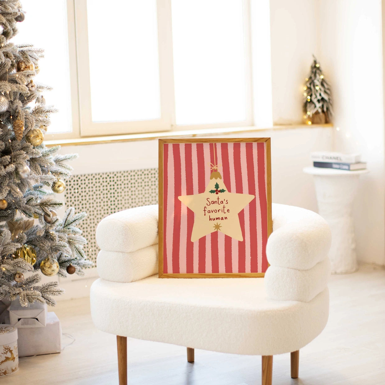 Santa’s Favorite Human Poster